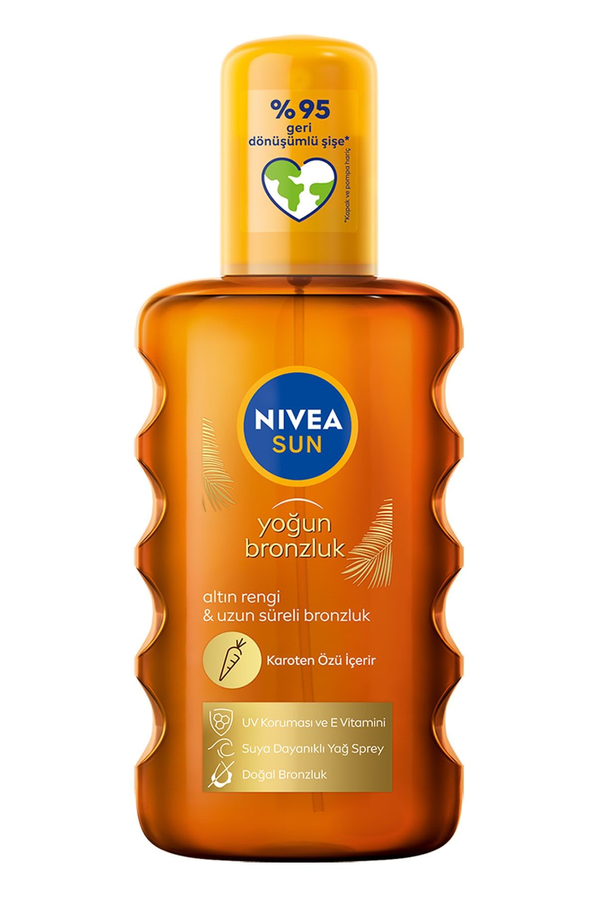 Sun Spf 6 Karoten Özlü Yoğun Bronzlaştırıcı Güneş Yağ Sprey 200 Ml, E Vitamini Içerir_1