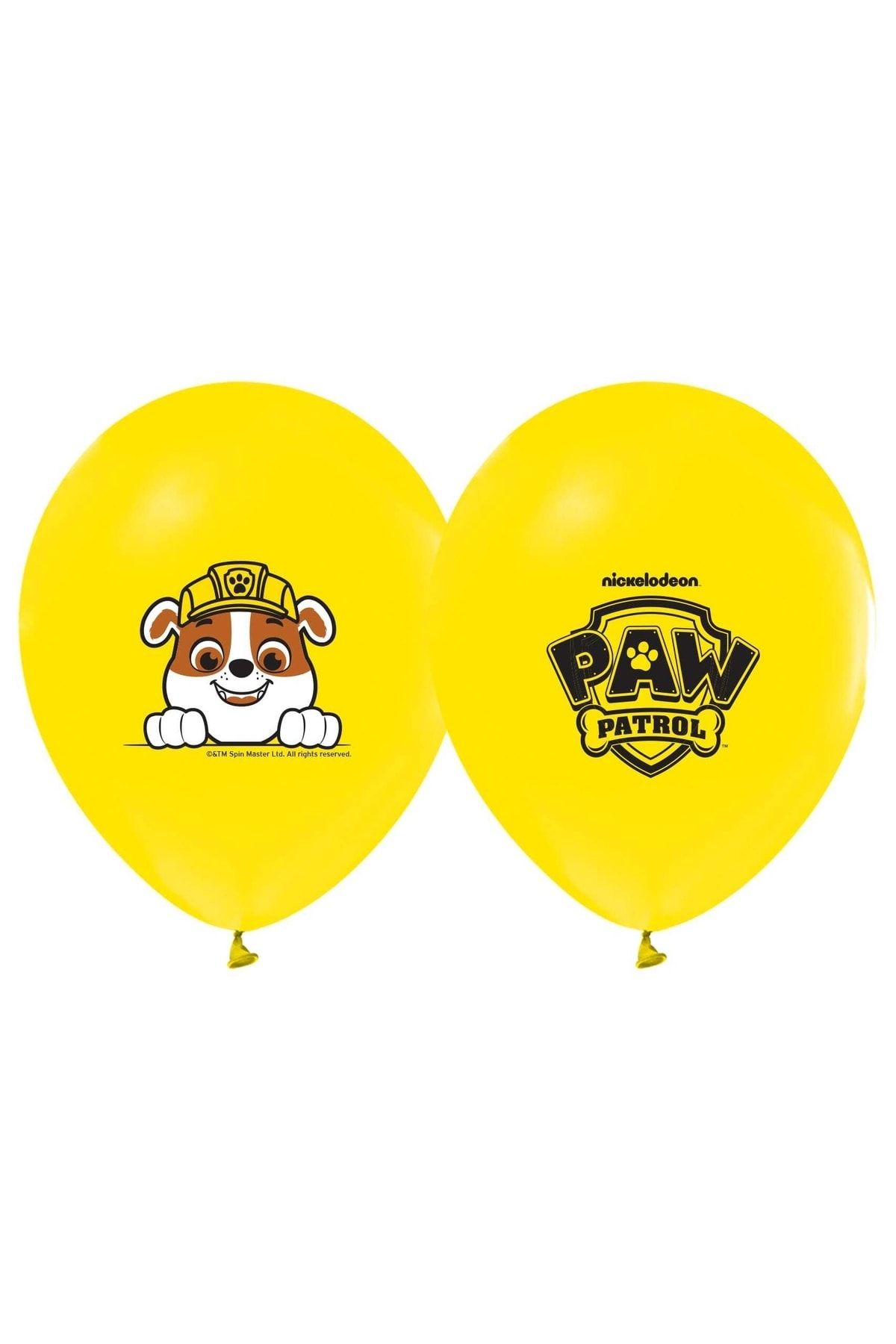 PAW PATROL Baskılı Balon 5 Adet Sarı Renk