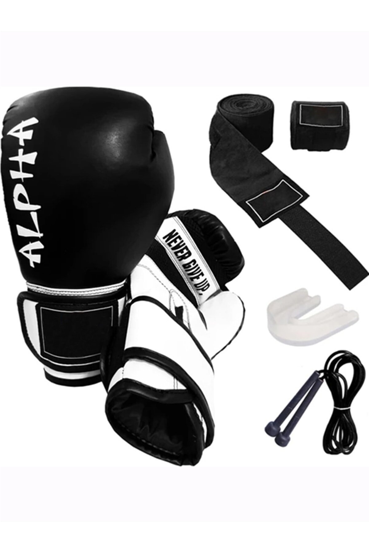 REDZEUS Alpha Boks Eldiveni Boxing Gloves Boks Bandajı Boks Dişliği Atlama Ipi Kick Boks Eldiven Seti