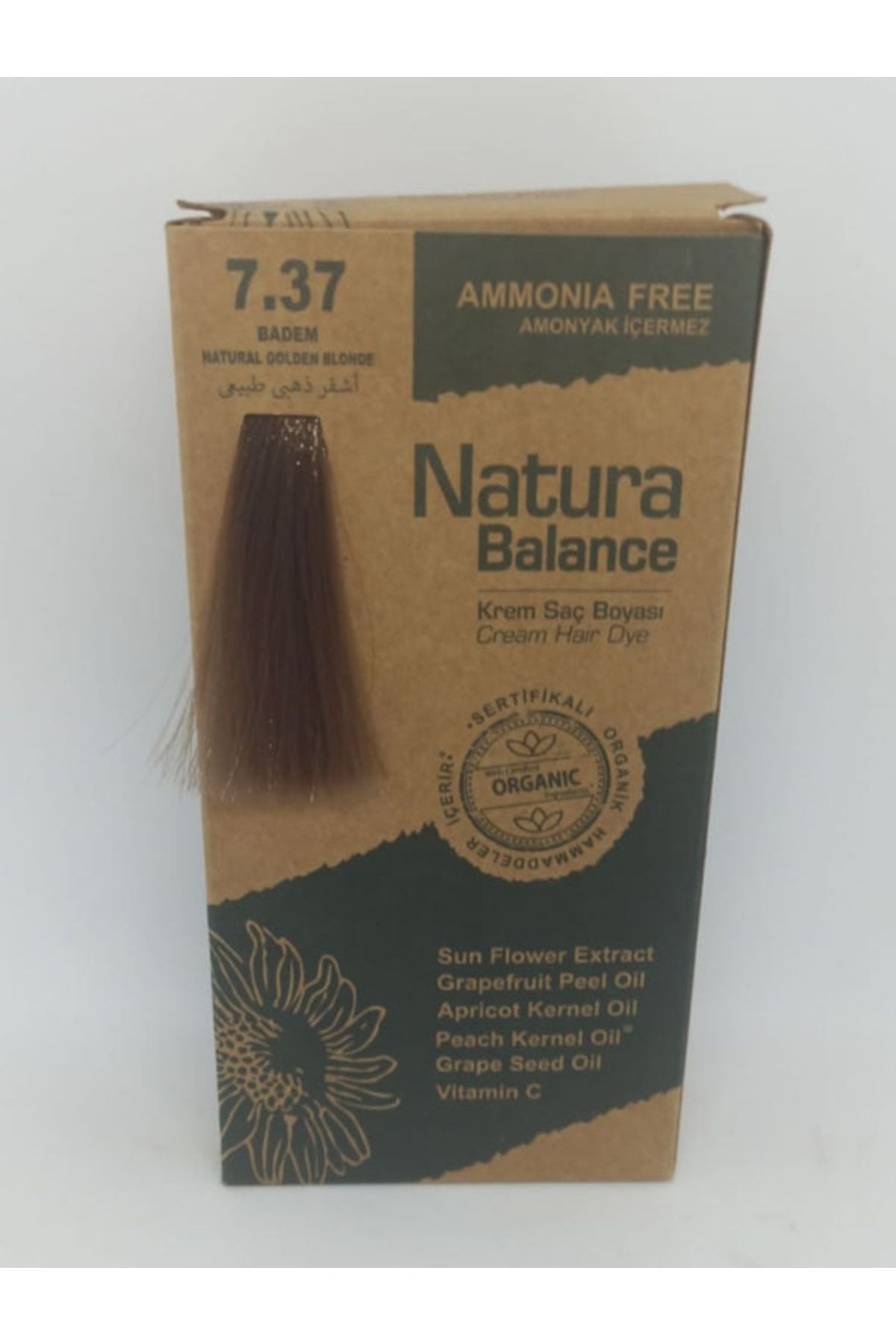NATURABALANCE Natura Balance Organik Saç Boyası Seti Badem