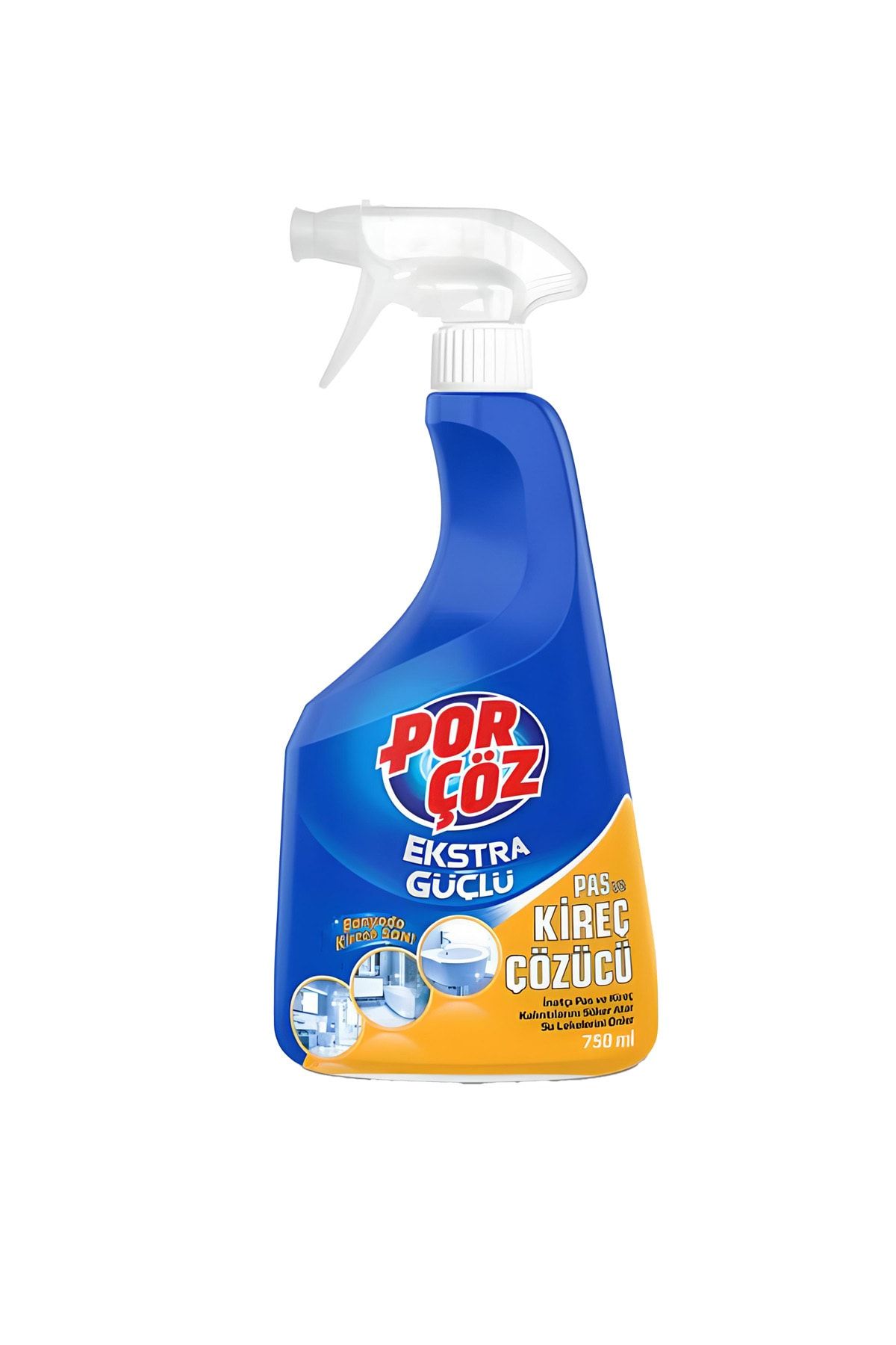 Porçöz Pas ve Kireç Çözücü Sprey 750 ml