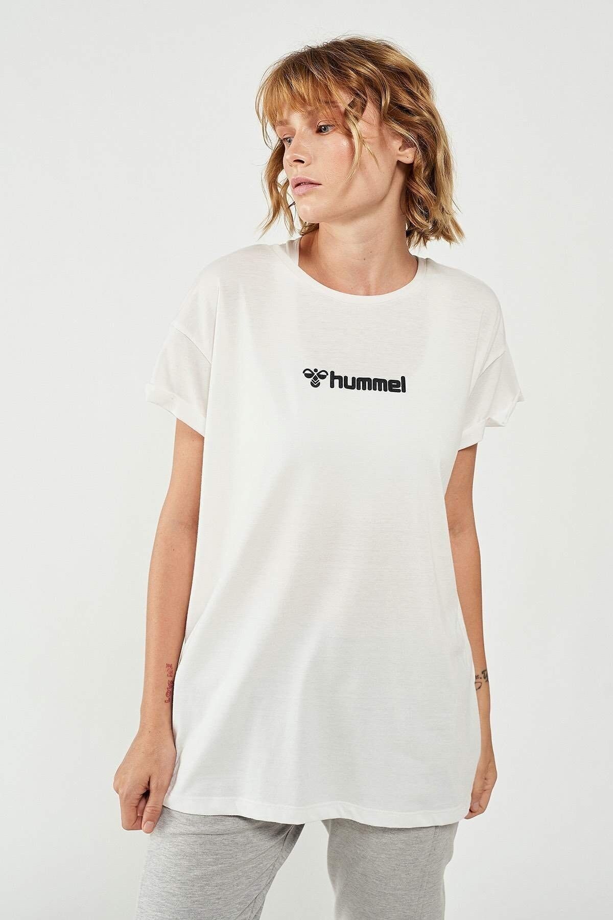 hummel HMLVERANSO Beyaz Kadın T-Shirt 101085887