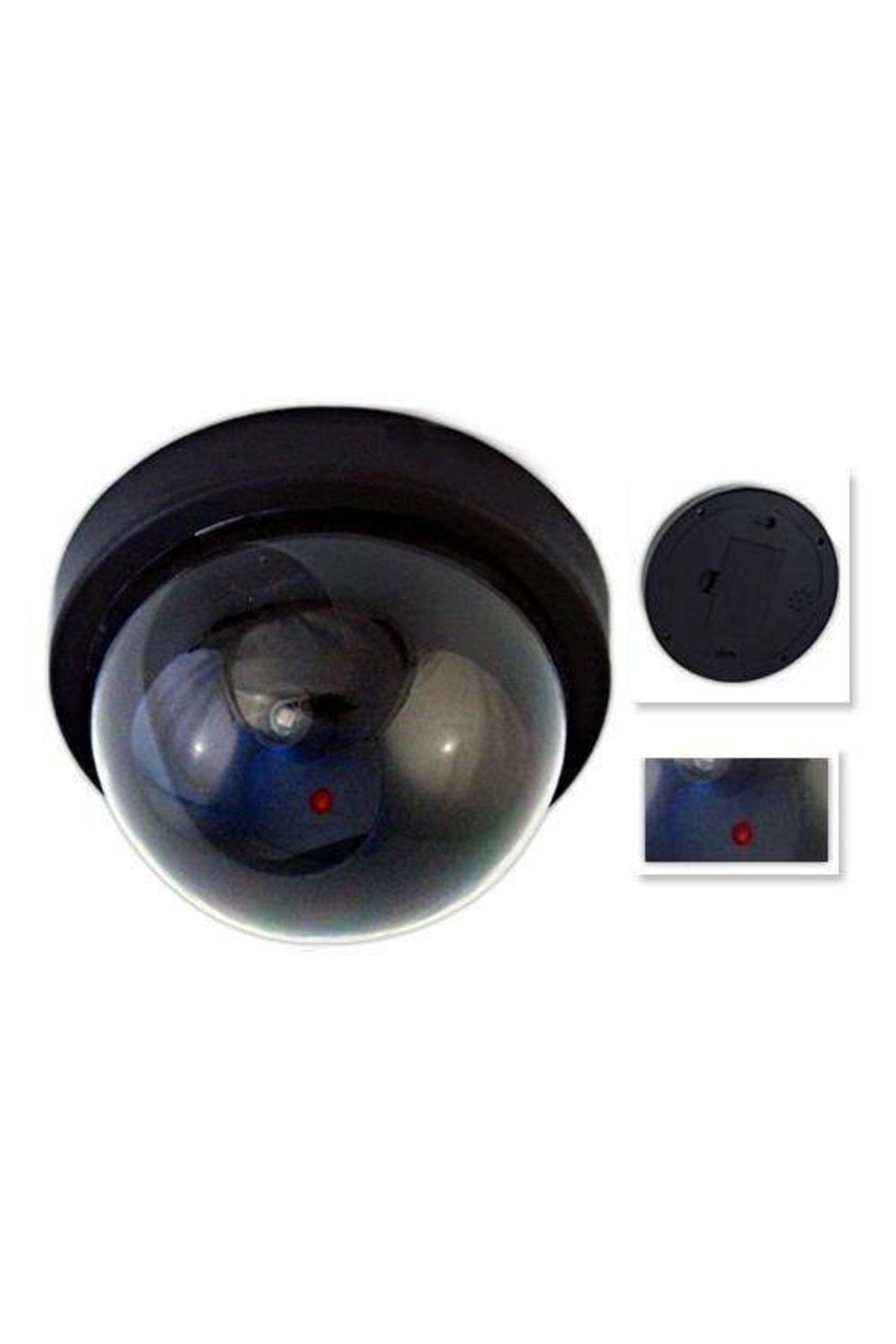 Genel Markalar Caydırıcı Korkutucu Sinyal Işıklı Dome Plastik Güvenlik Kamerası Emniyetli Ani Işıklandırma