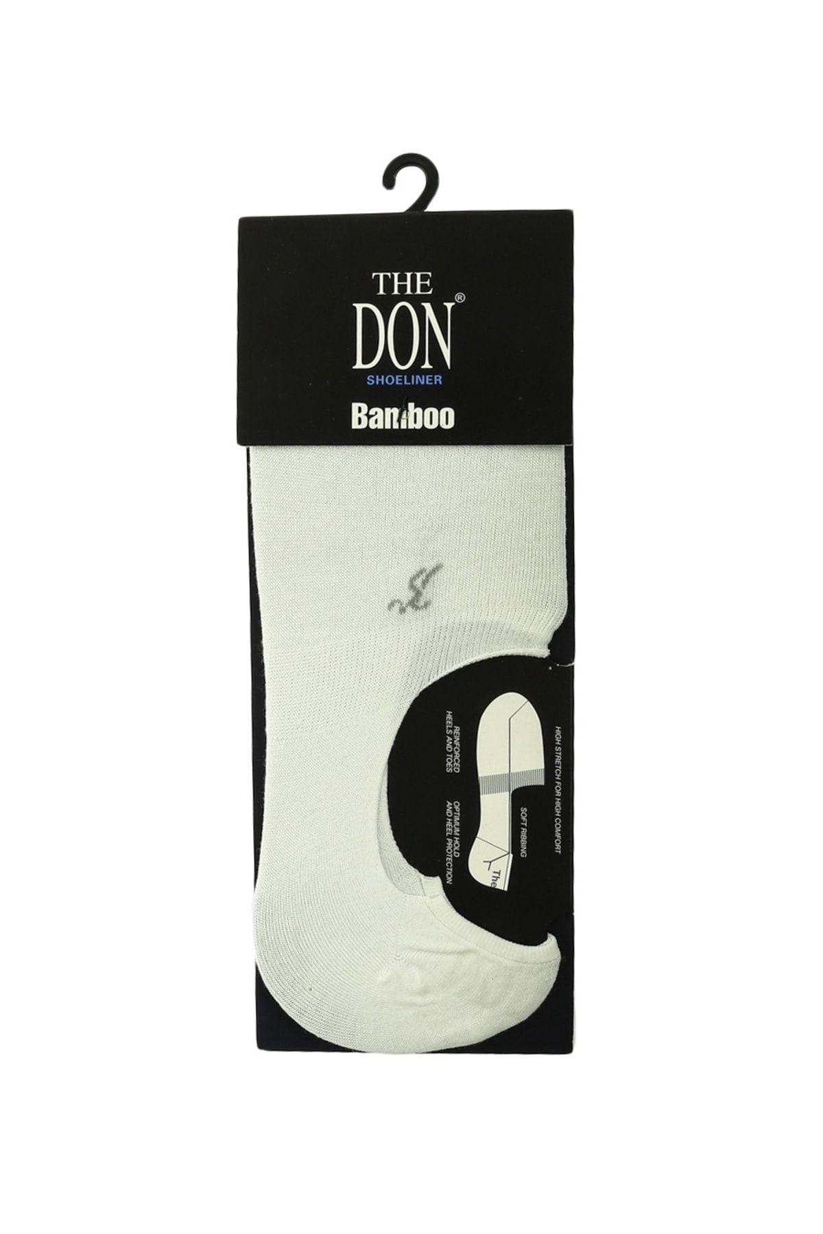 TheDon Unisex Beyaz Çorap