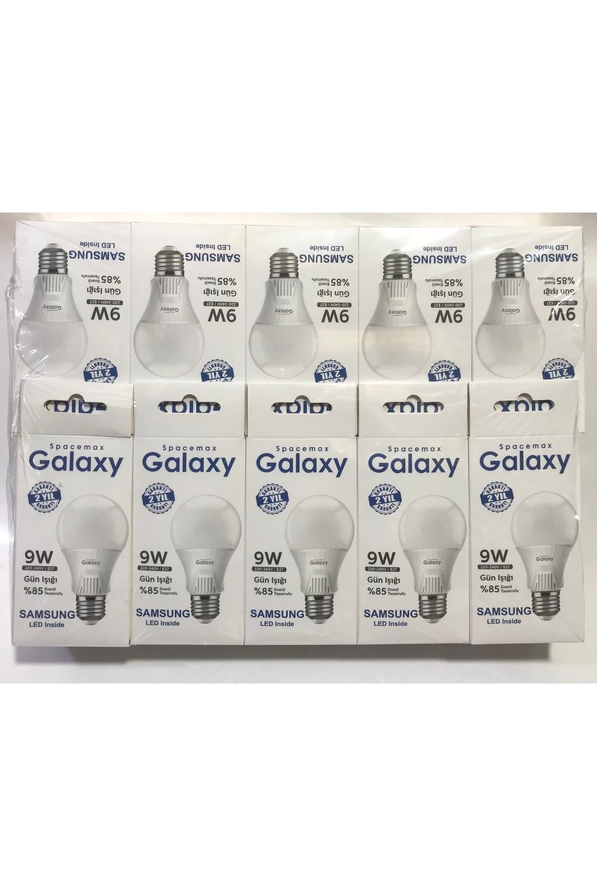 Samsung Spacemax Galaxy 10 Adet 9w Günışık Led Ampul