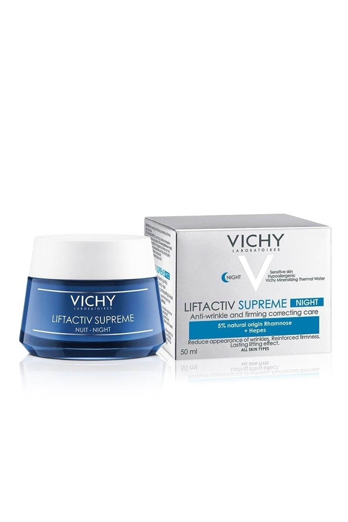 Vichy Liftactiv Supreme Anti-aging Çizgi Bakımı Gece Nemlendirici Krem 50ml