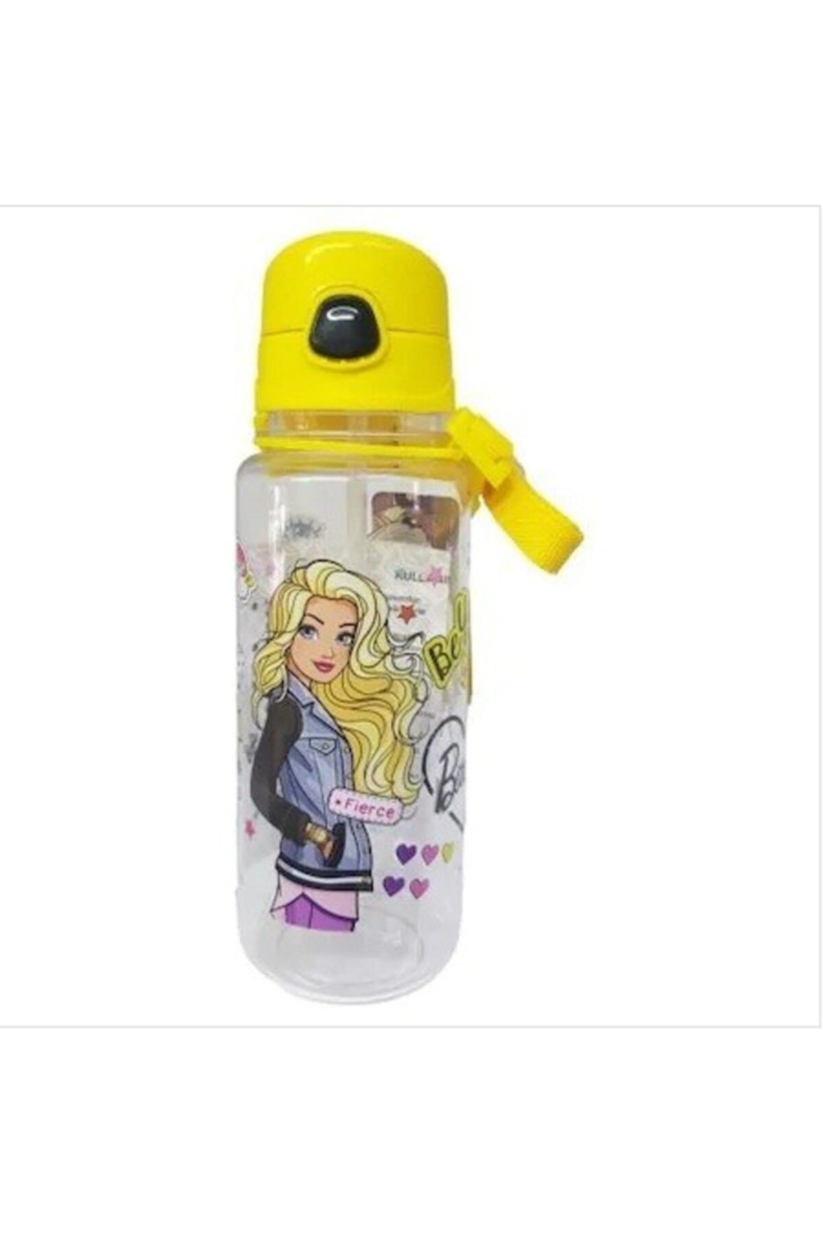 Hakan Çanta Barbie 500 ml Kırılmaz Gövde Şeffaf Matara 78715