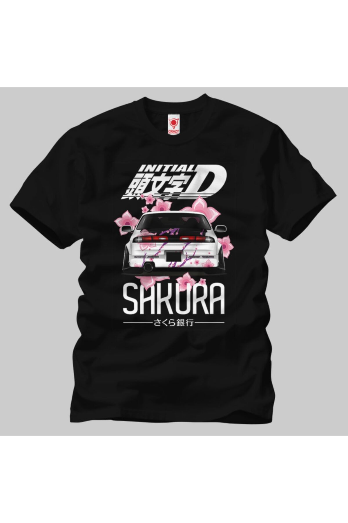 Crazy Initial D Sakura Erkek Tişört