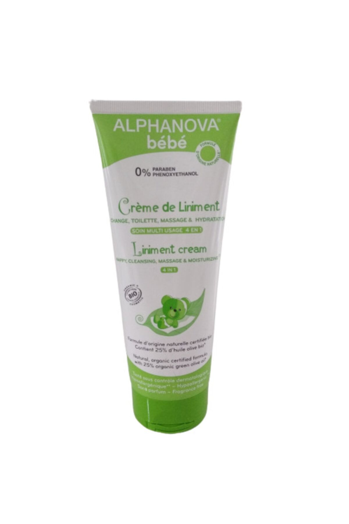 Alphanova Organik Bebe Cream De Liniment -nappy, Cleansing, Massage, Moisturizing -4 In 1- 200ml Yeni Ürün