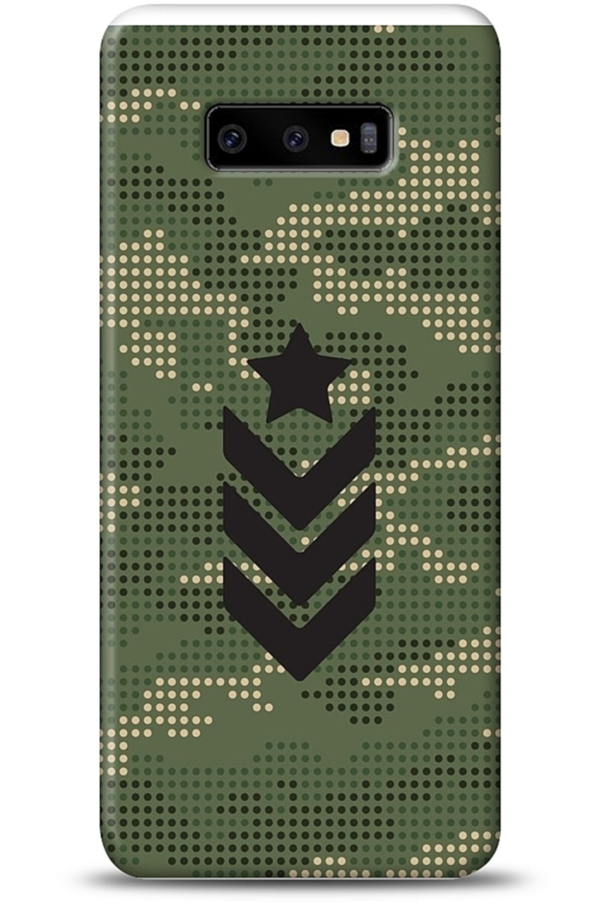 Eiroo Samsung Galaxy S10e Camouflage Kılıf
