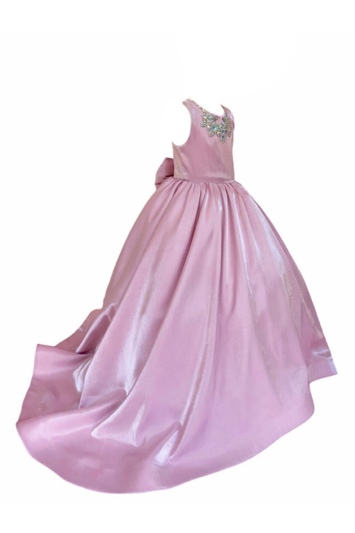 zühre balaban Taşlı Pembe Prenses Elbise