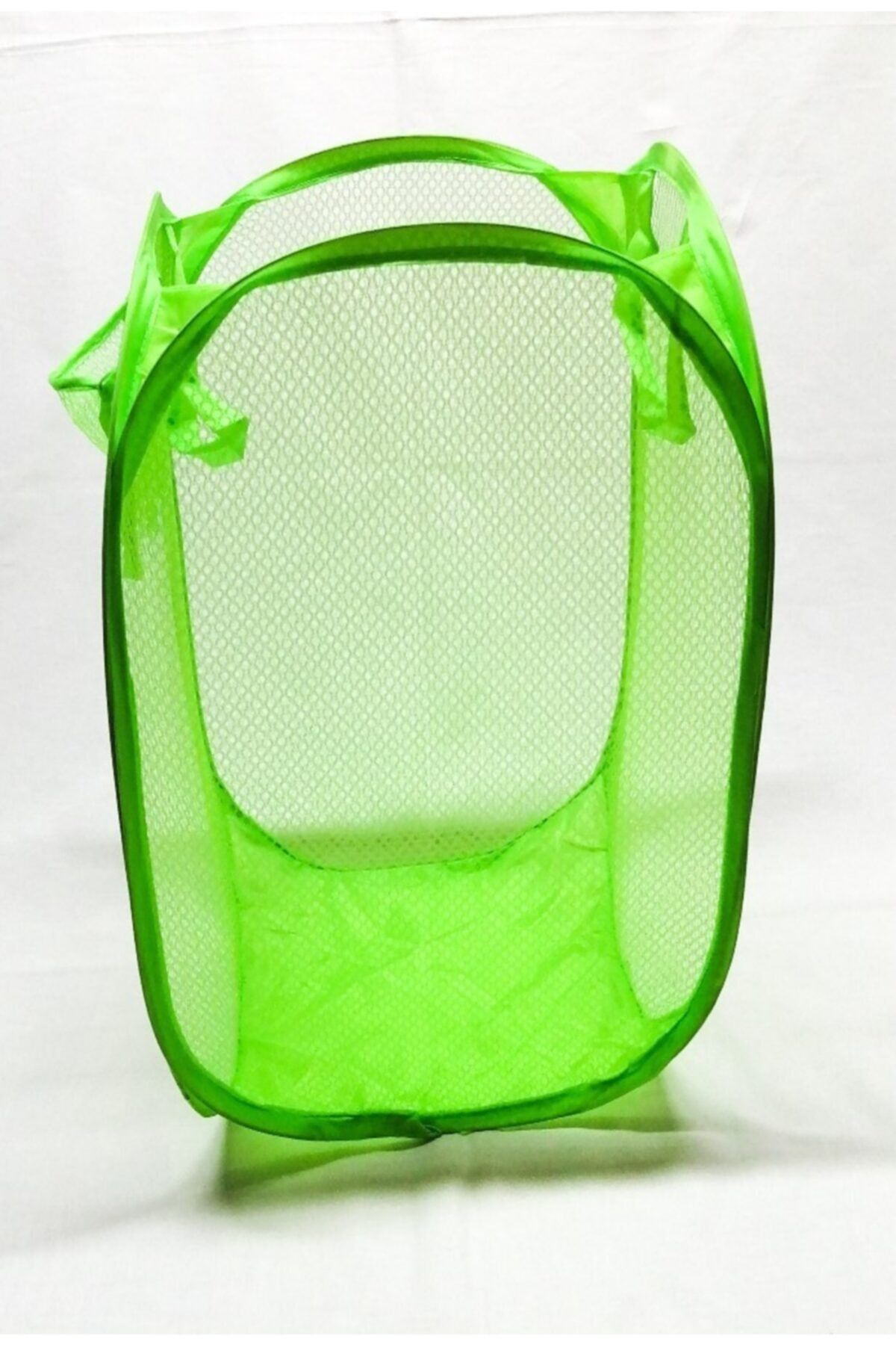 Modauyum Oyuncak Ve Çamaşır Saklama Selesi Pratik Katlanabilir Çok Amaçlı File Sepet (yeşil)