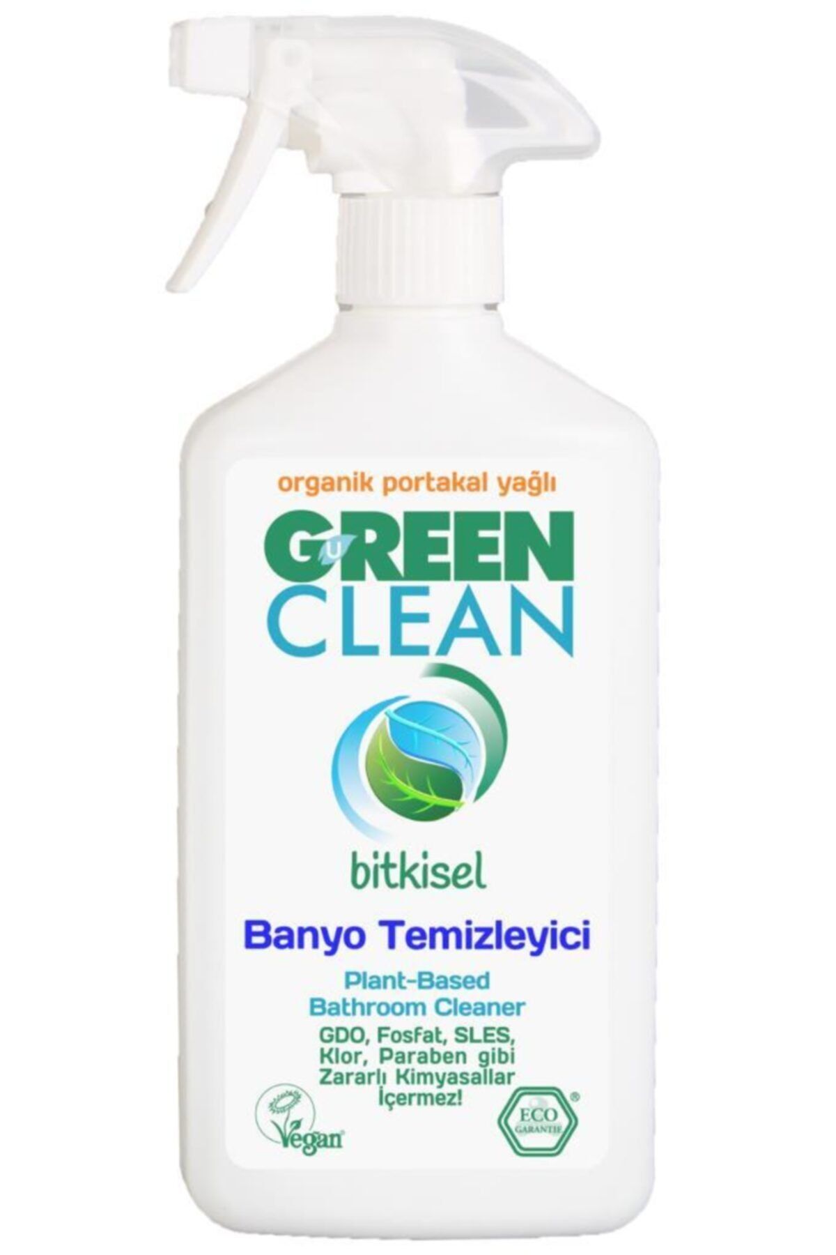 Green Clean Organik Portakal Yağlı Bitkisel Banyo Temizleyici 500 ml