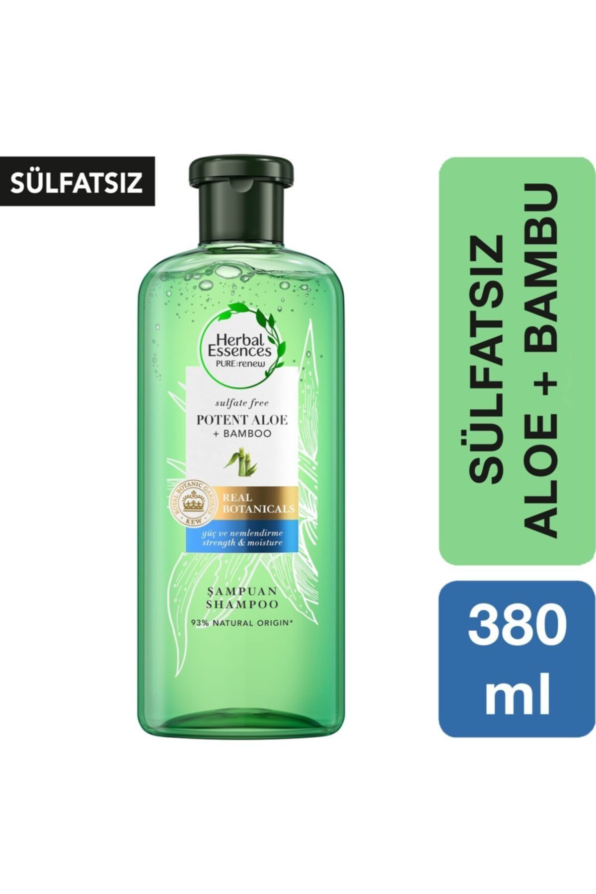 Herbal Essences Aloe Gücü Bambu Sülfatsız Şampuan 380 Ml _şampuan-1165