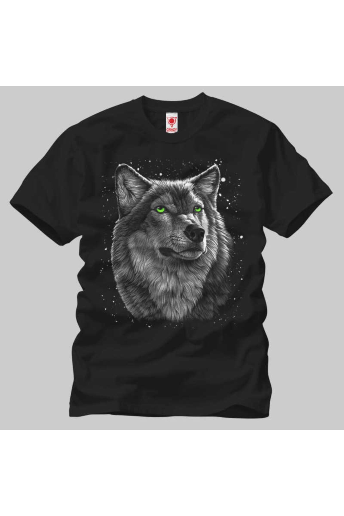 Crazy Wolf Erkek Tişört