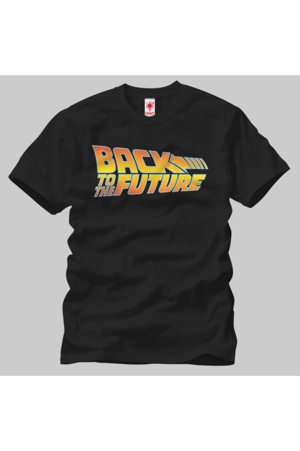 Crazy Back To The Future Logo Erkek Tişört