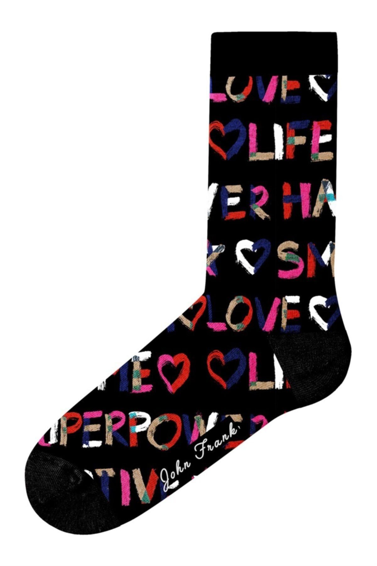 John Frank Women Fun Socks Uzun Çorap Multıcolor