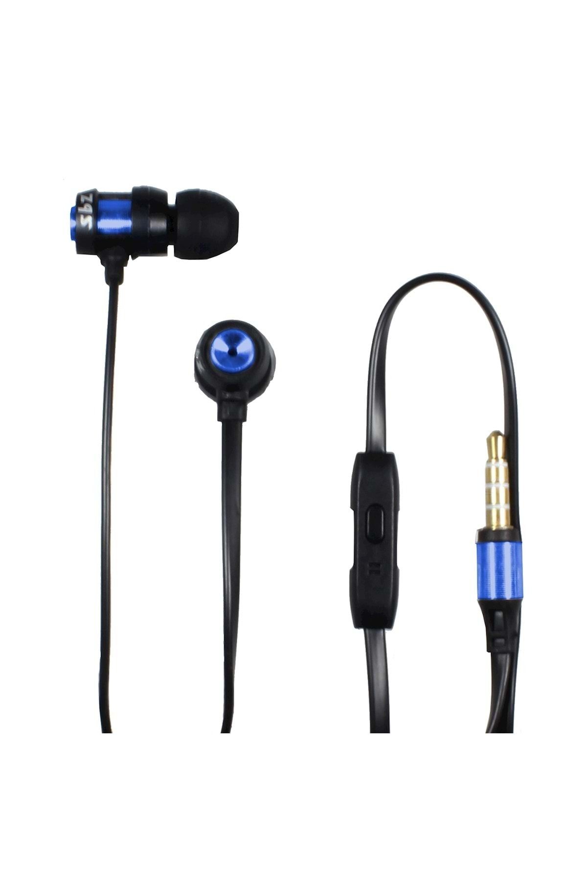 Subzero Pubg Mobile Oyuncu Kulaklığı Mikrofonlu Metal Kulaklık Ep84 - Mavi