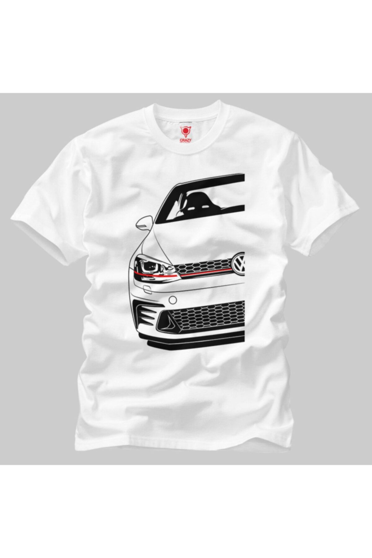 Crazy Vw Golf Mk7 Gti Club Sport Erkek Tişört