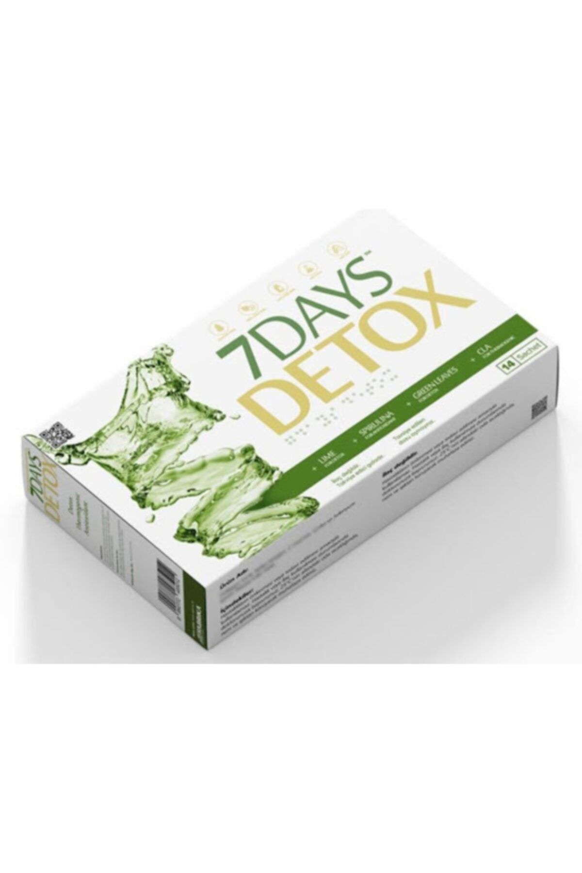 7DAYS 7 Days Detox - Spirulina Cla Yeşil Çay Ve Lime - 14 Saşe