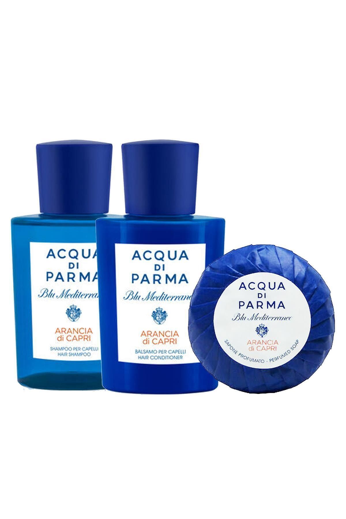 Acqua Di Parma Blu Mediterraneo 3'lü Saç Ve Vücut Bakım Seti