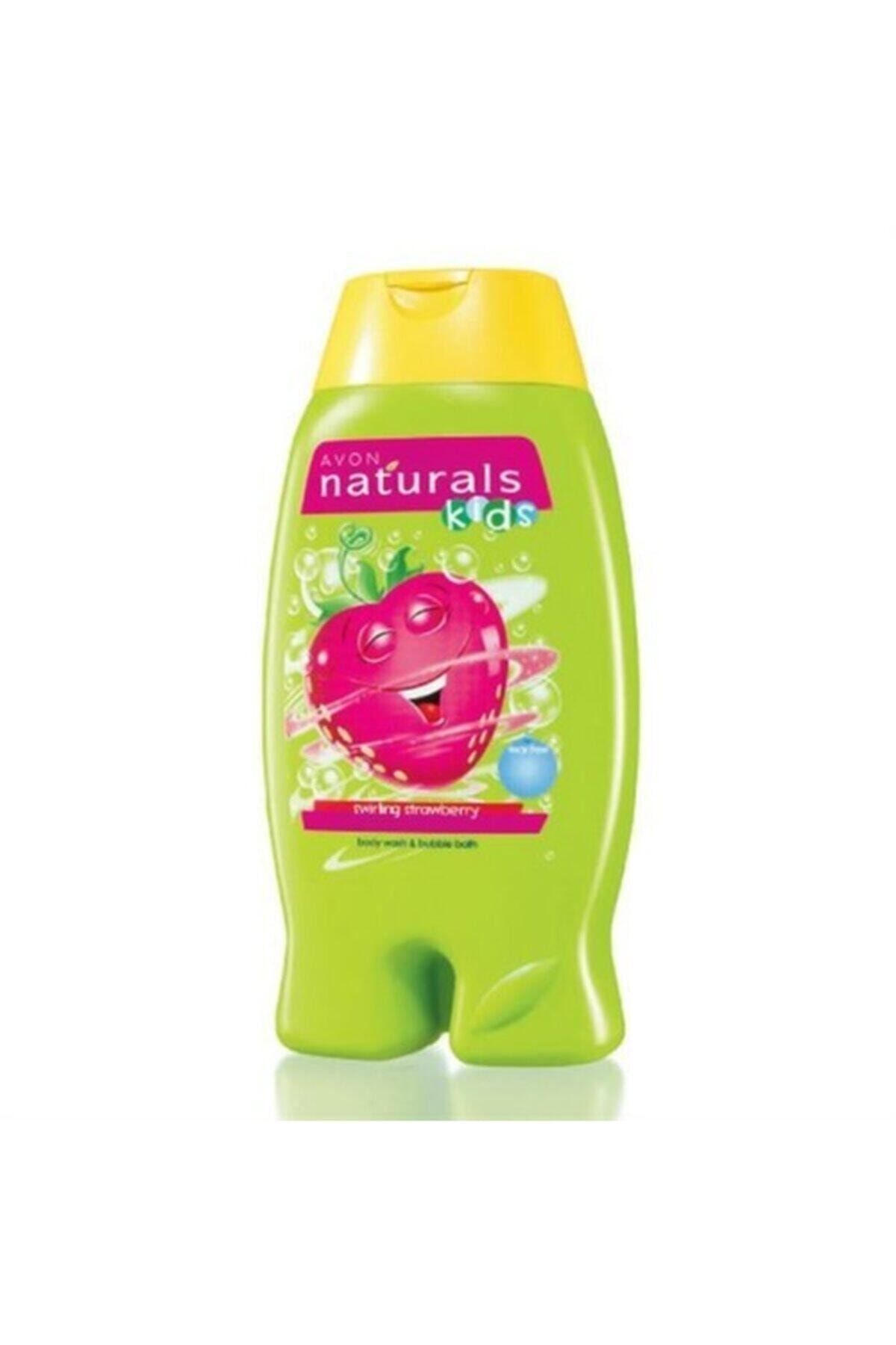 Avon Naturals Kids Çocuklar Için Göz Yakmayan Çilek Kokulu Vücut Şampuanı 250ml