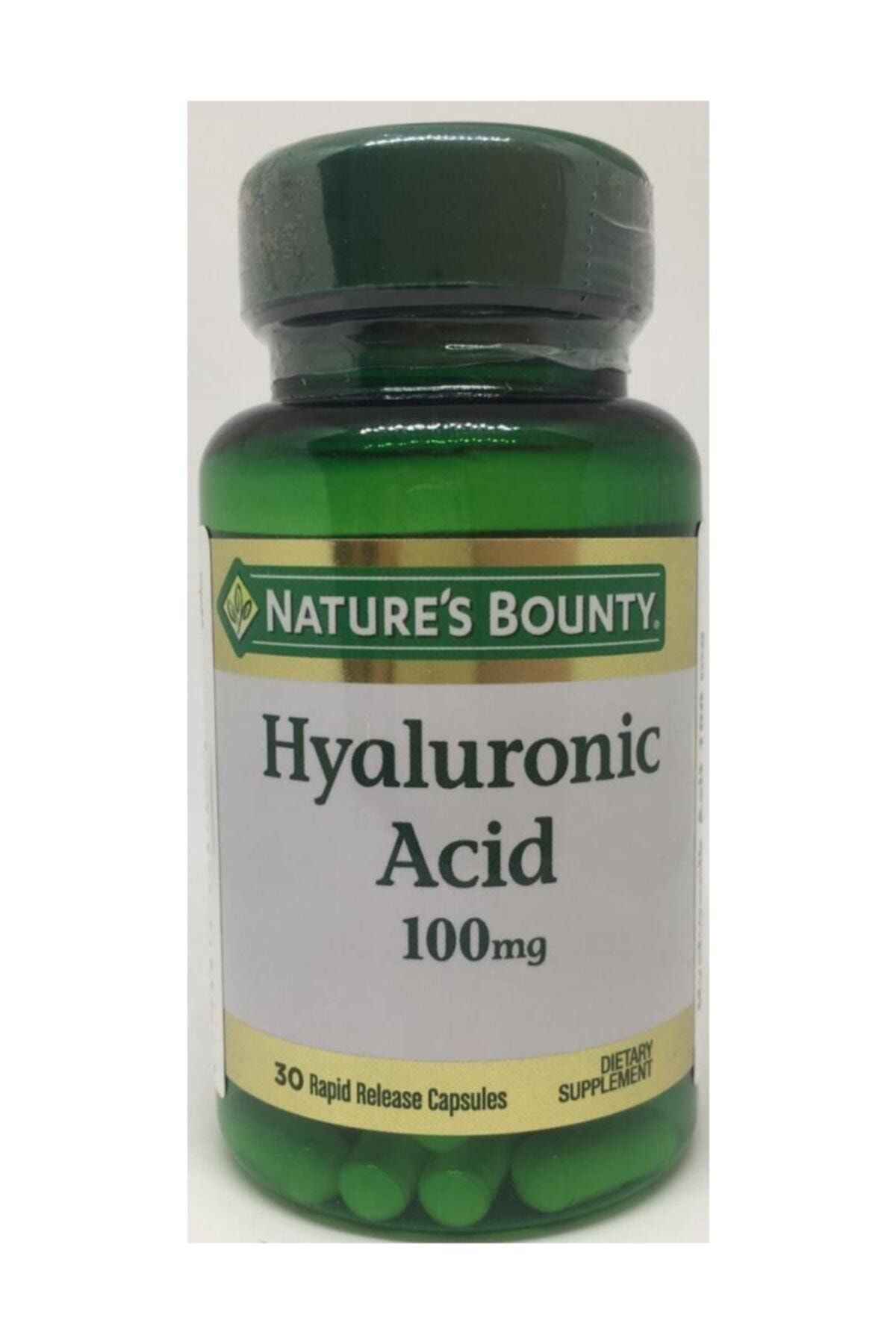 Natures Bounty Hyaluronic Acid 100 mg 30 Kapsül Skt 01-2022