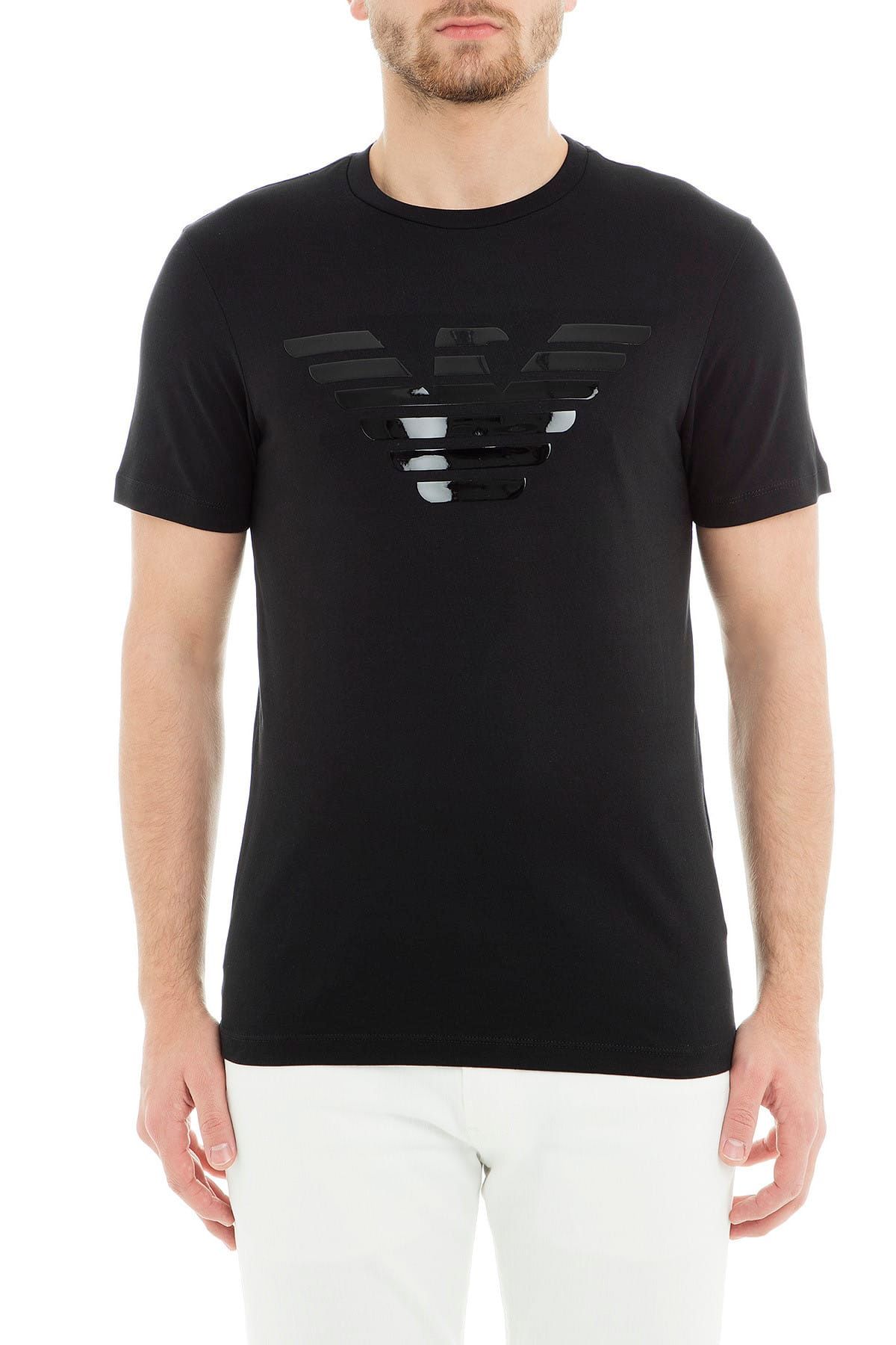 Emporio Armani Siyah Erkek T-Shirt