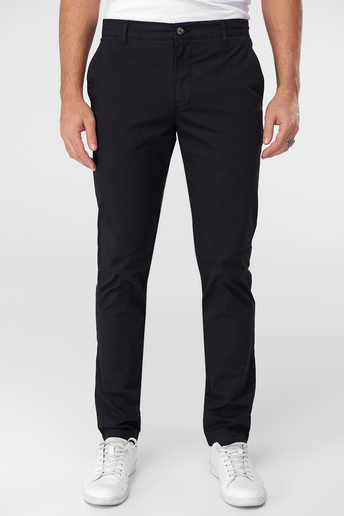 TRENDYOL MAN Siyah Erkek Chino Pantolon - Smart-Casual