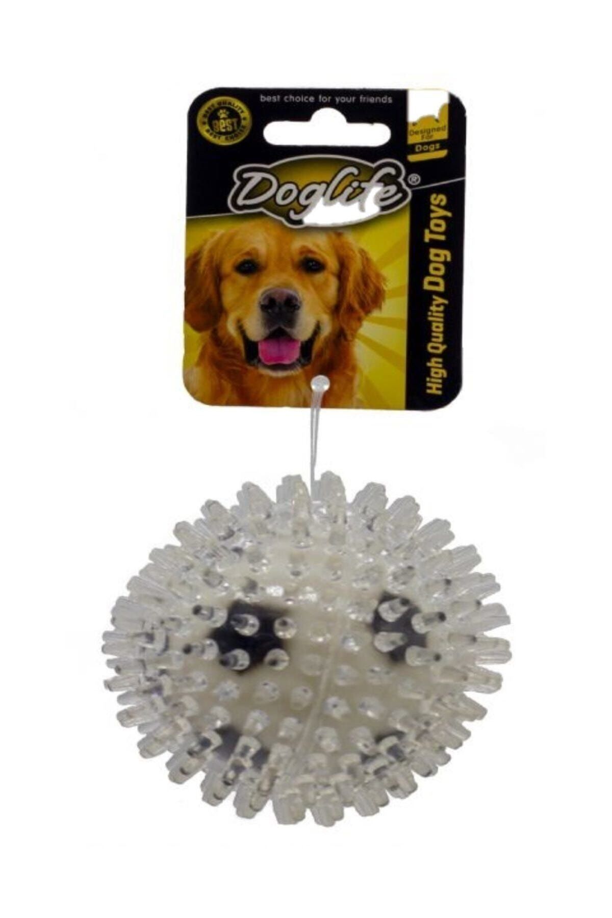 Doglife Köpekler İçin Kauçuk Basketball Spiked Cover Oyuncak