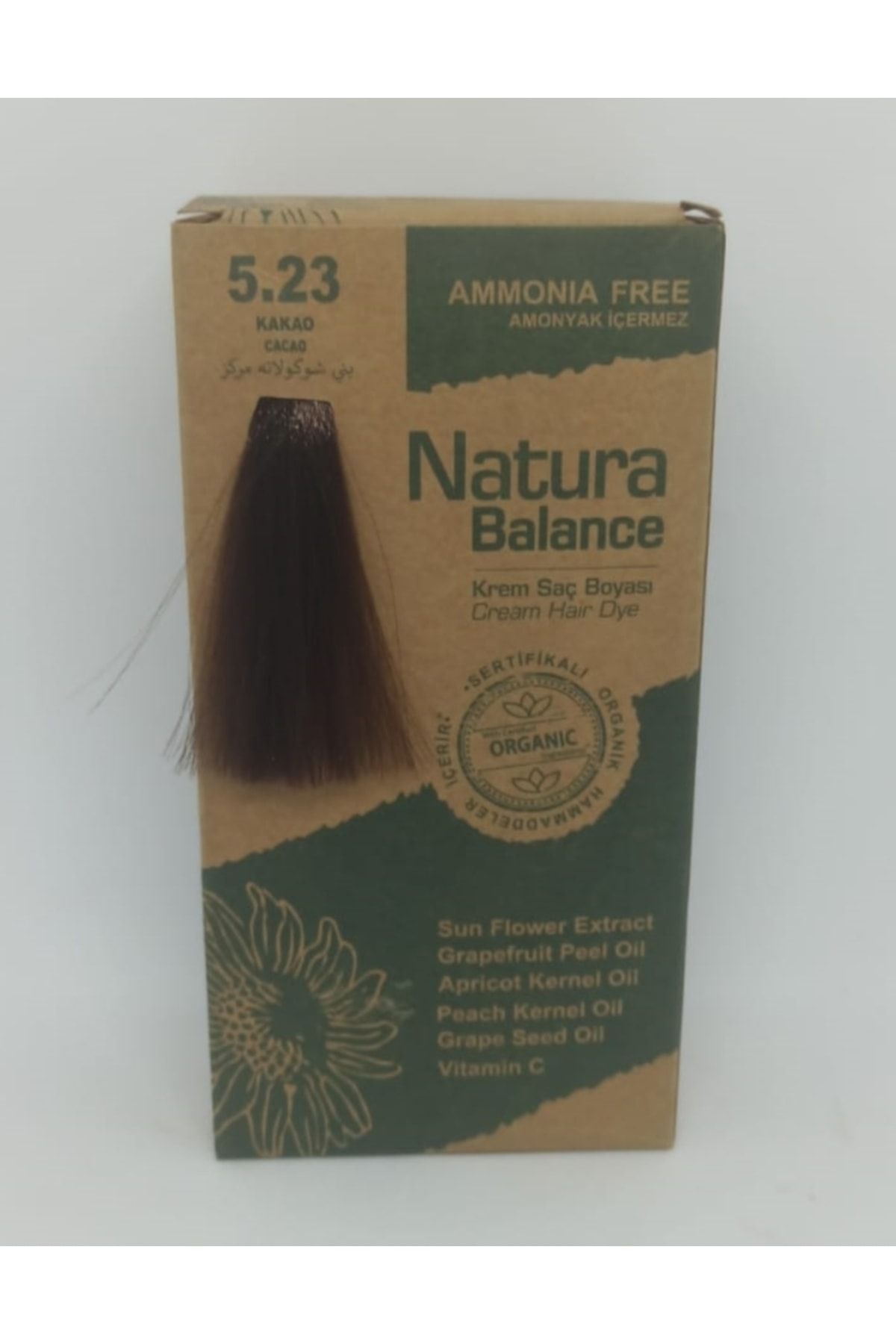 NATURABALANCE Natura Balance Organik Saç Boyası Seti Kakao
