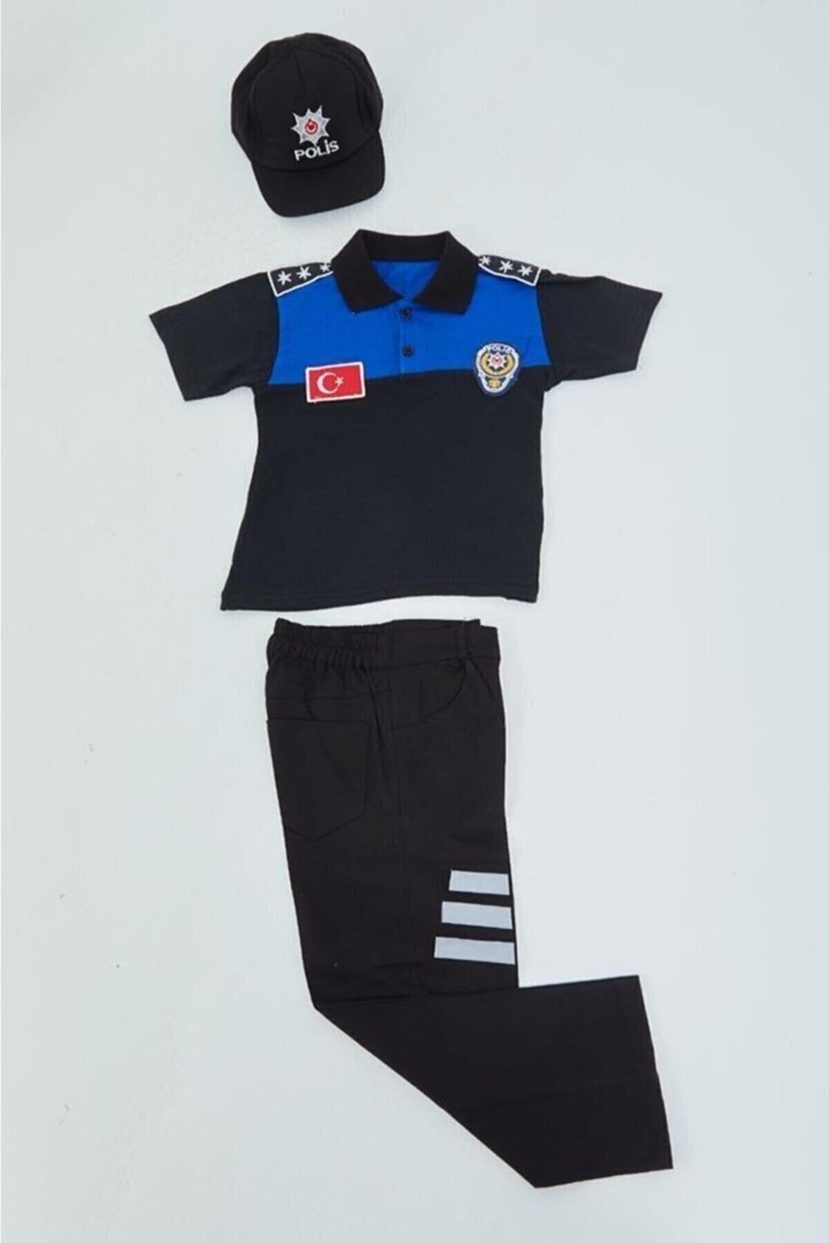 Muraty Çocuk Kısa Kol Polo Yaka Toplum Destek Polisi Kıyafeti
