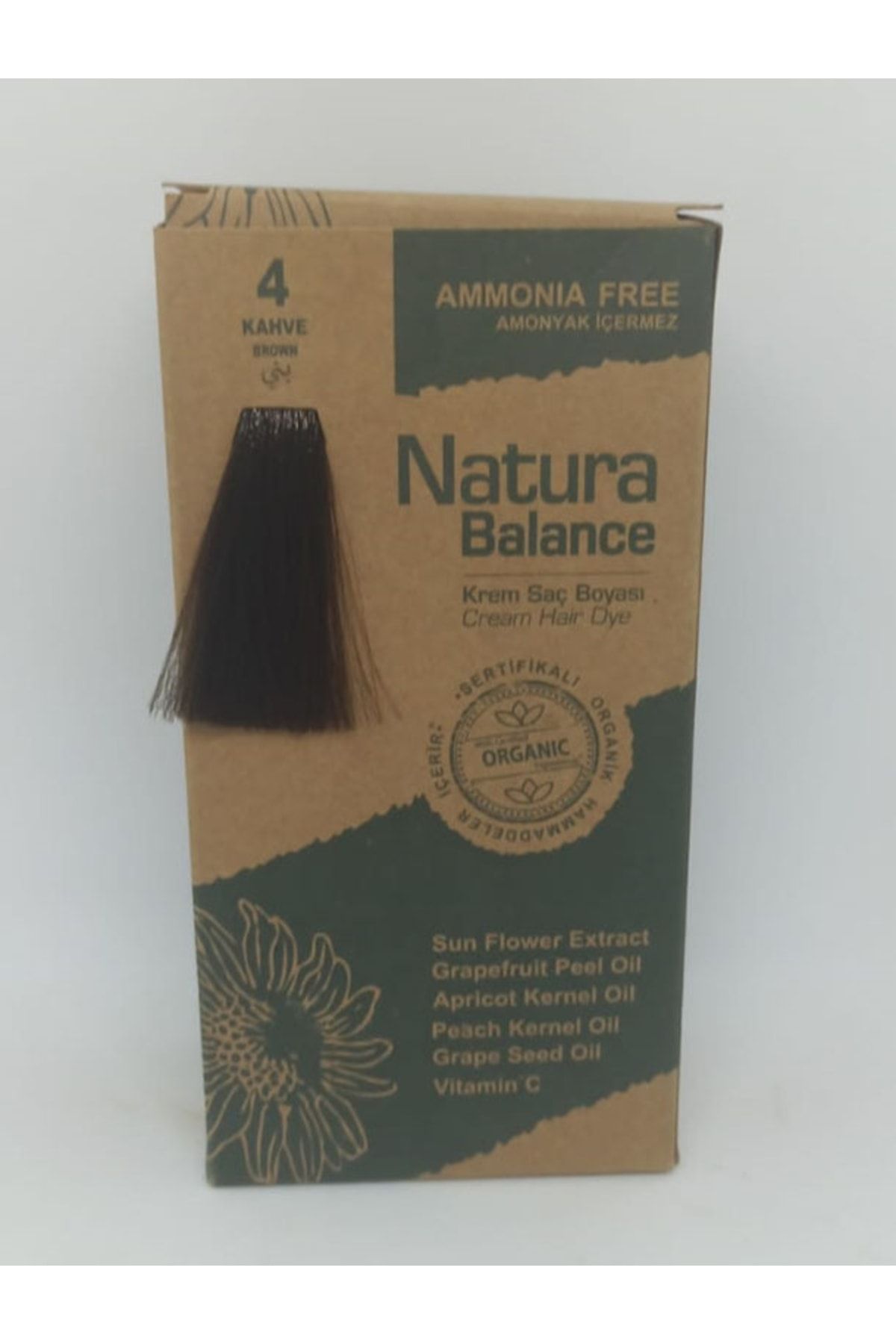 NATURABALANCE Natura Balance Organik Saç Boyası Seti Kahve