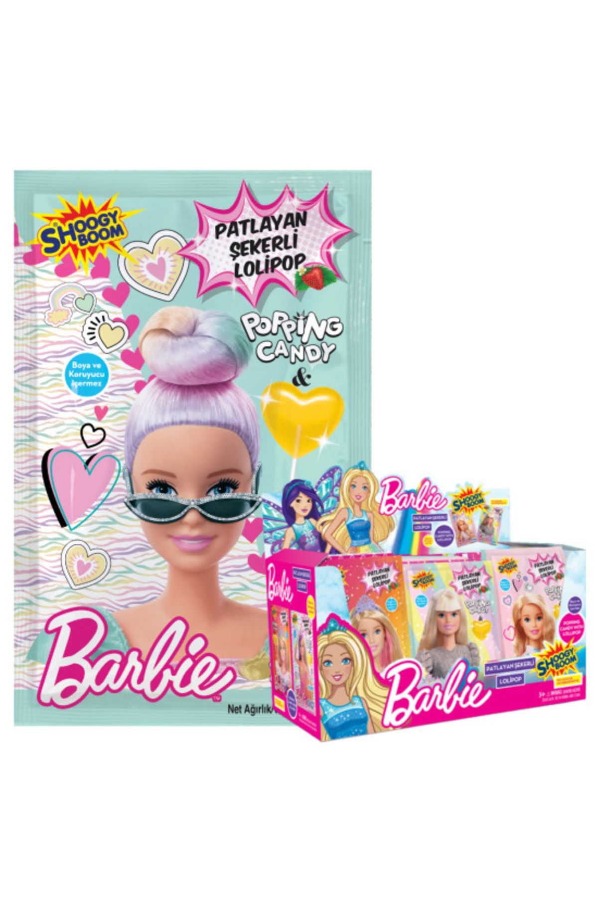 Barbie Hleks Patlayan Şekerli Lolipop X36