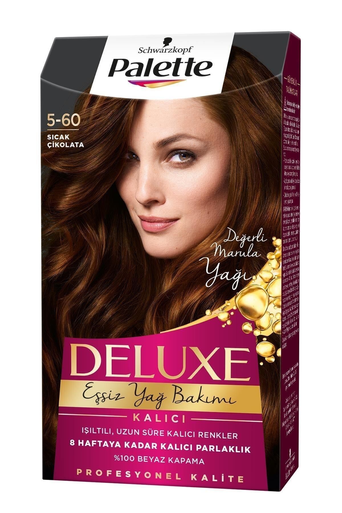 Palette Deluxe Saç Boyası 5.60 Sıcak Çikolata X 3 Adet