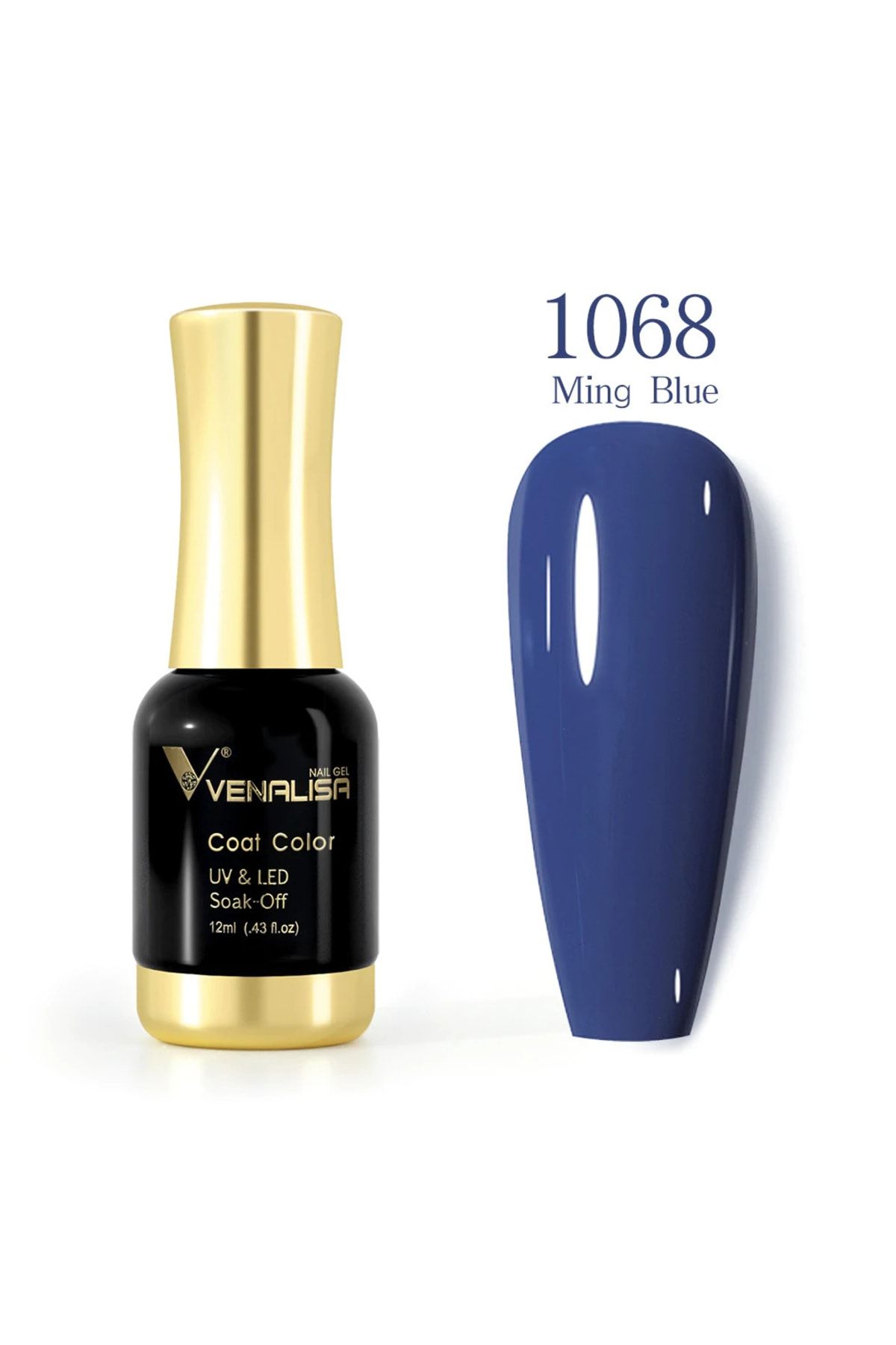 Venalisa 12 ml Kalıcı Oje Ming Blue Uv Led Oje 1068
