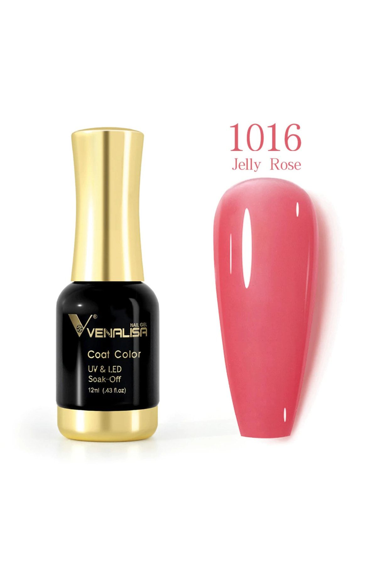 Venalisa 12 ml Kalıcı Oje Jelly Rose Uv Led Oje 1016