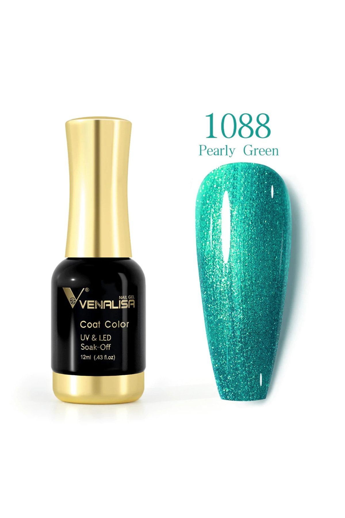 Venalisa 12 ml Kalıcı Oje Pearly Green Uv Led Oje 1088