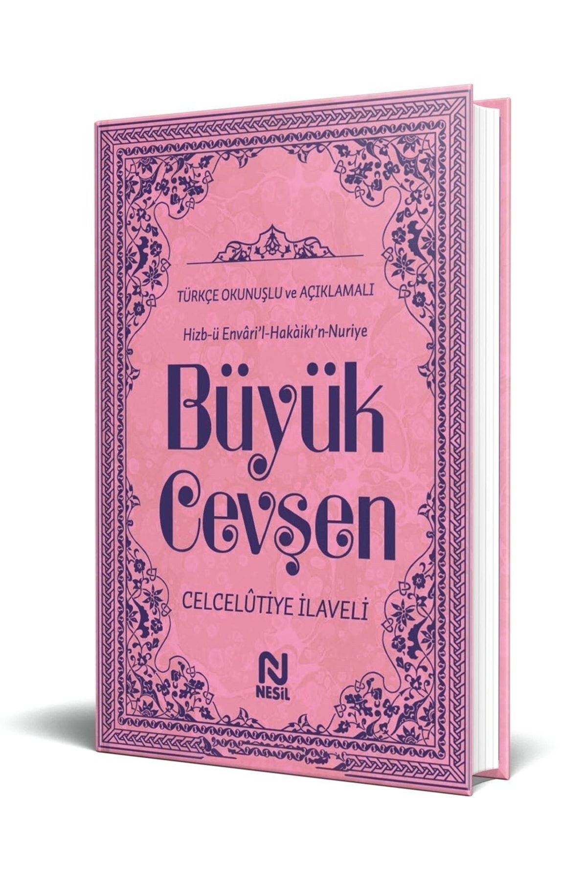 Nesil Yayınları Pembe Büyük Cevşen (ARAPÇA) Türkçe Mealli Celcelutiye Eklemeli -