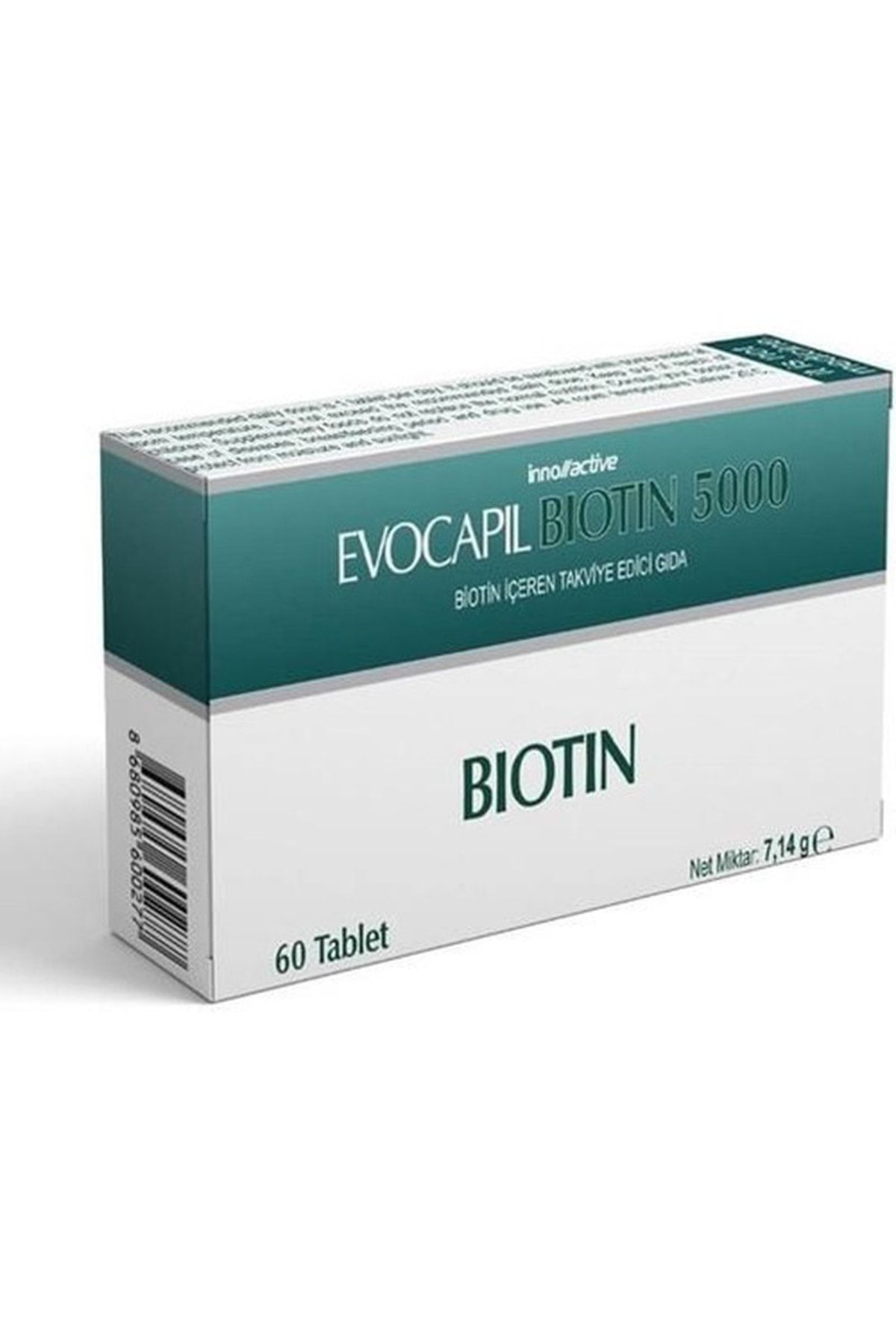 Evocapil Biotin 5000 Mg 60 Tablet