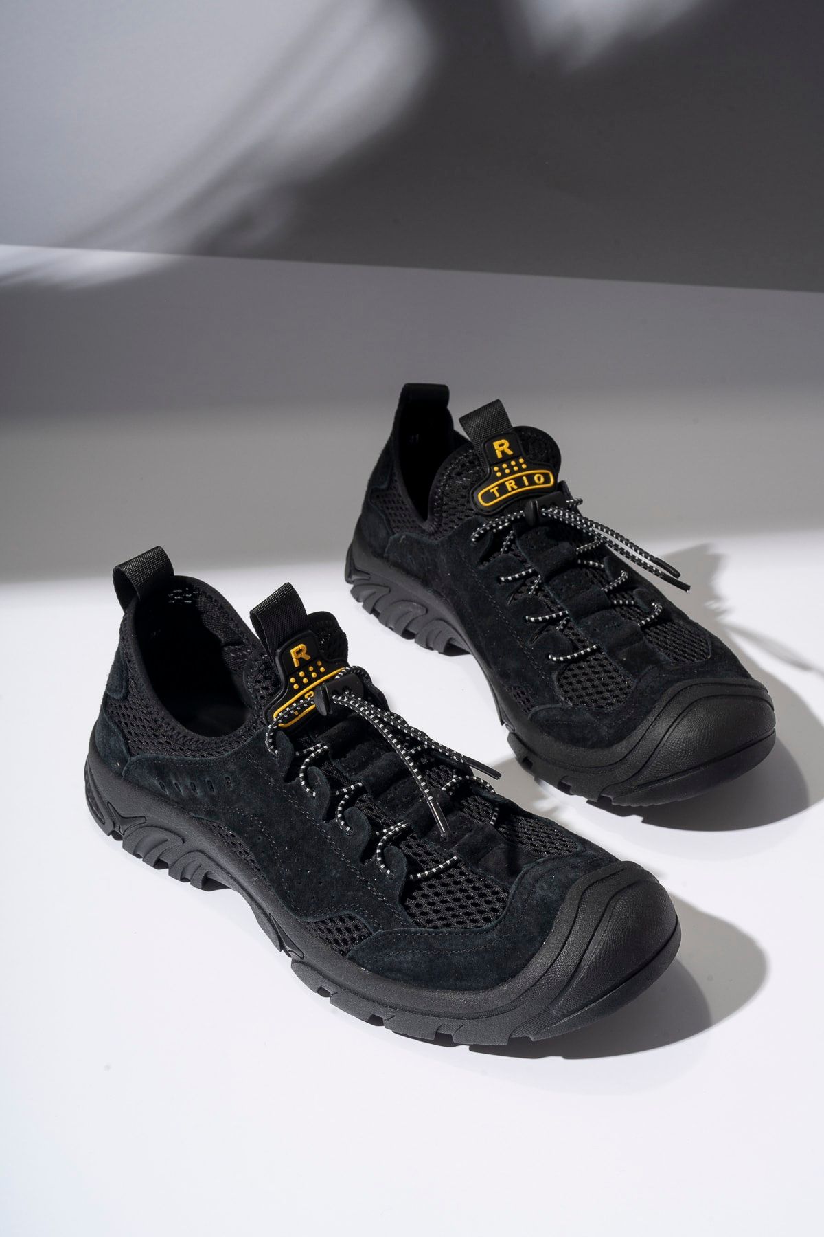 Khayt Siyah - Desert Comfortable Ultra Flexible Günlük Erkek Ayakkabı