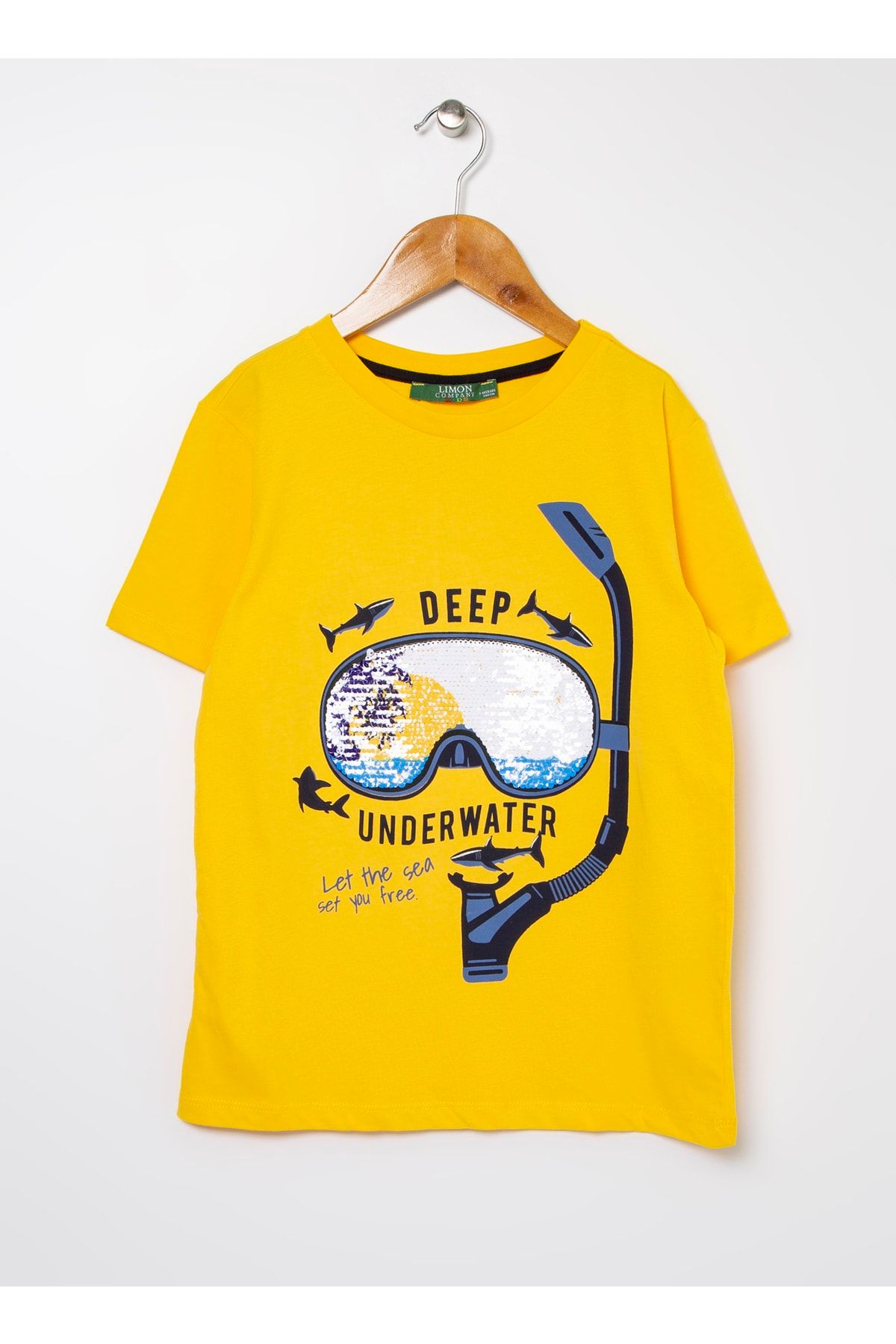 LİMON COMPANY Limon Kısa Kollu Baskılı Erkek Çocuk T-shirt