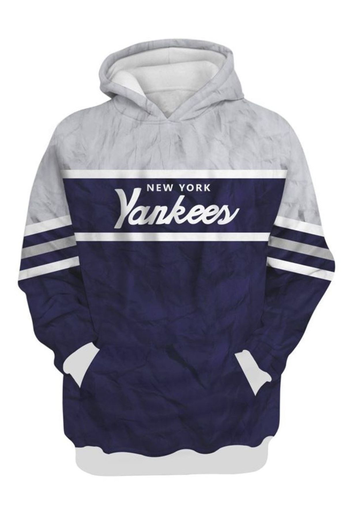 Usateamfans New York Yankees 3d Oversize Hoodie