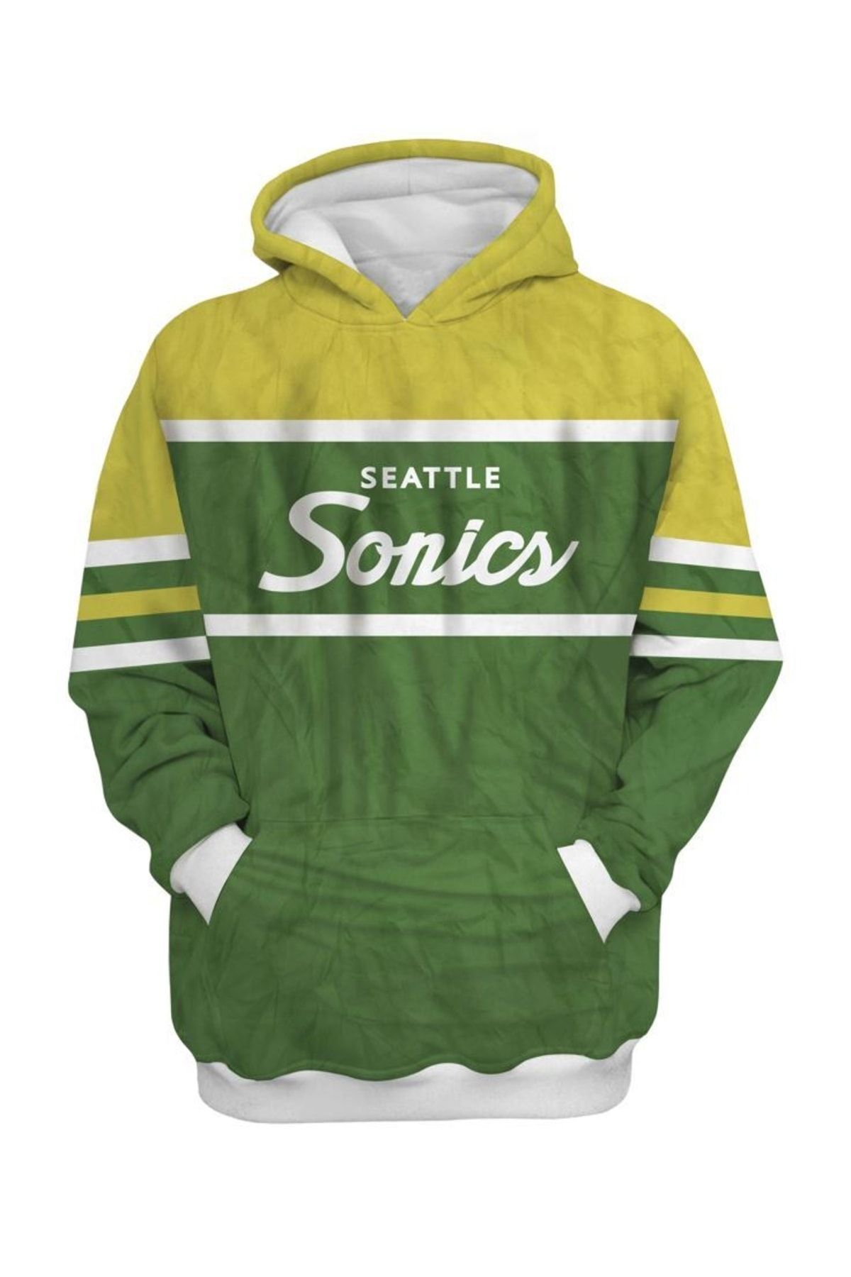 Usateamfans Seattle Supersonics 3d Oversize Hoodie