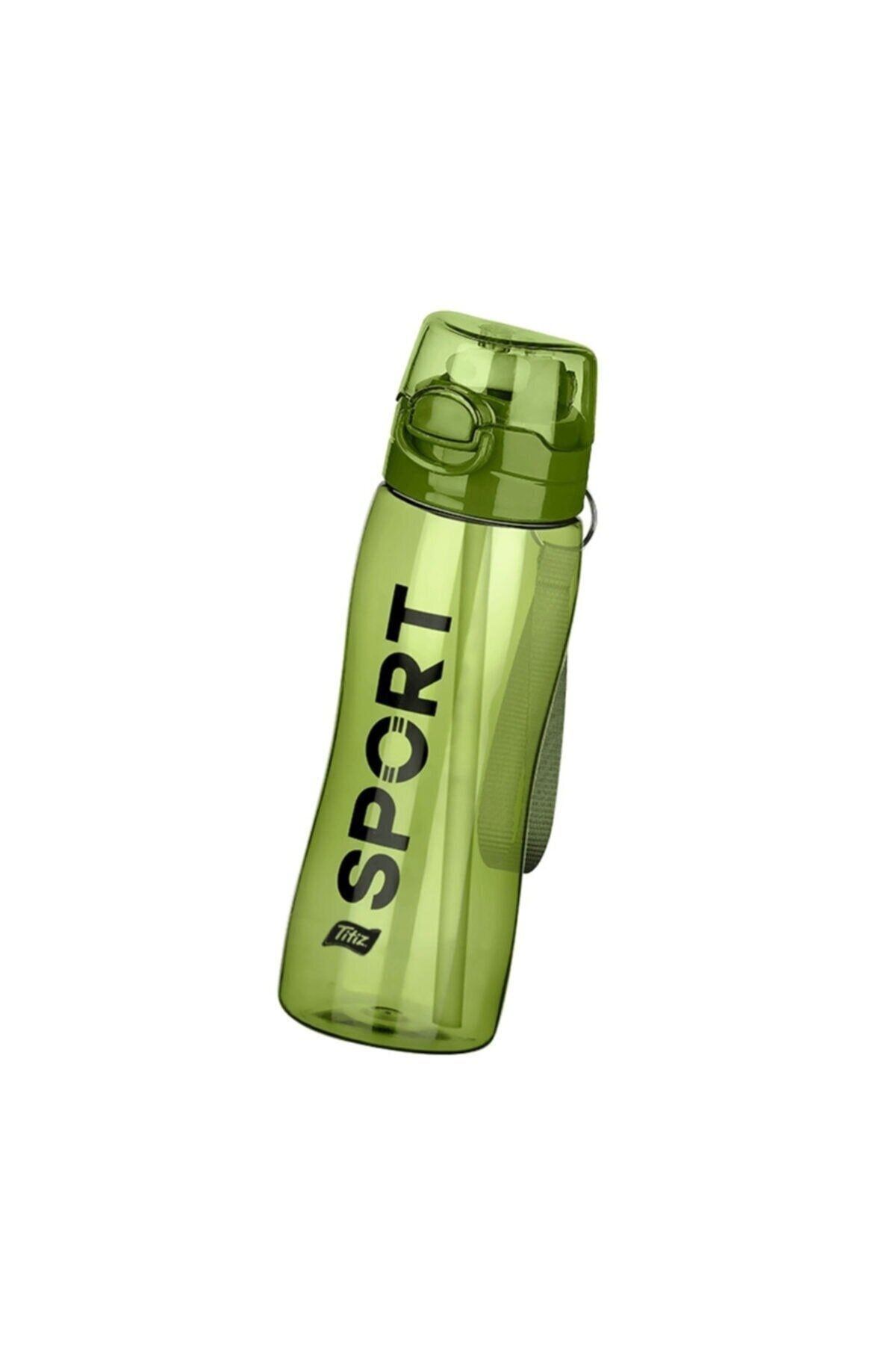 Titiz Plastik Pipetli Rio Su Ve Detoks Su Şişesi Matara Policarbon 750 Ml