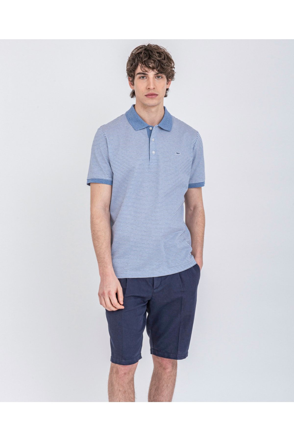 Paul&Shark Men's Knıtted Poloshırt C.w. Cotton