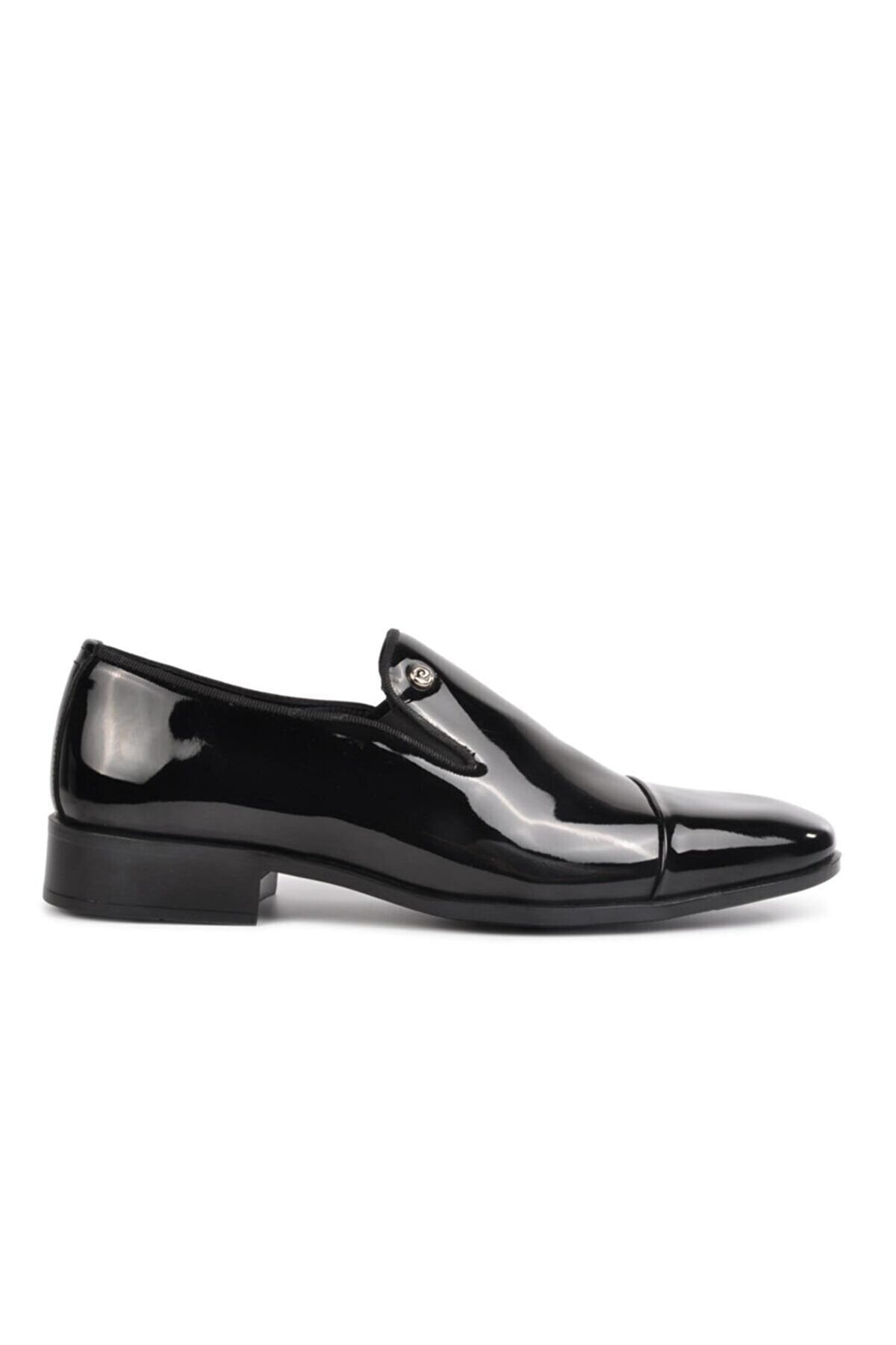 Pierre Cardin Siyah Rugan Erkek Damatlık Klasik Ayakkabı