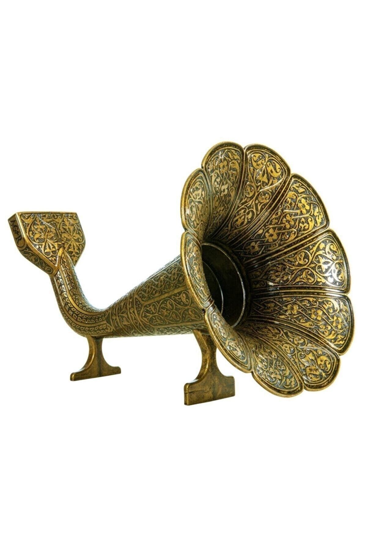 Kelepir Fırsatlar Dekoratif Eskitme Prinç Osmanlı Süslemeli Ayaklı Cep Telefonu Ses Akustiği Sağlayıcı