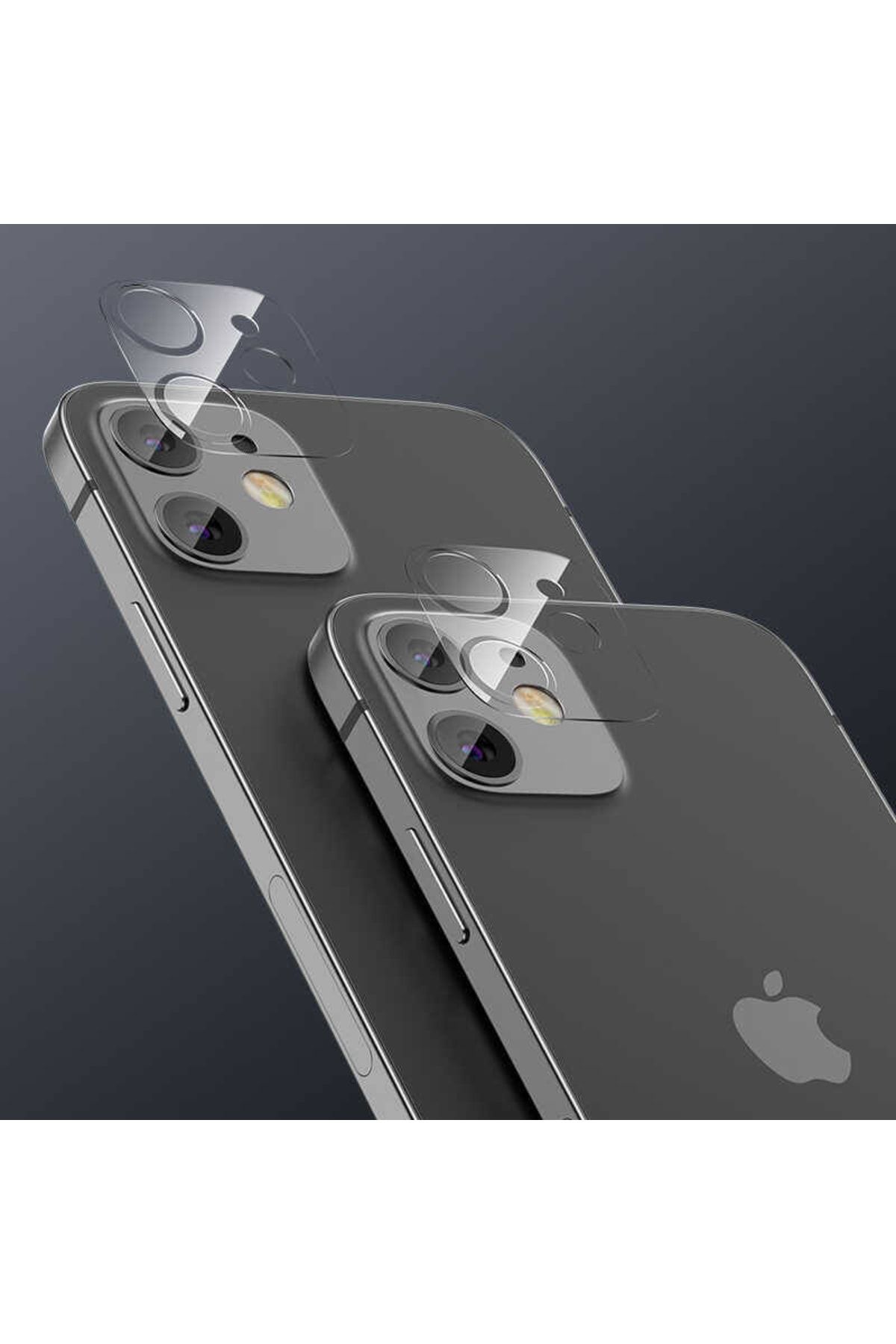 Genel Markalar Apple Iphone 12 Uyumlu Benks Soft Kamera Lens Koruyucu Cam