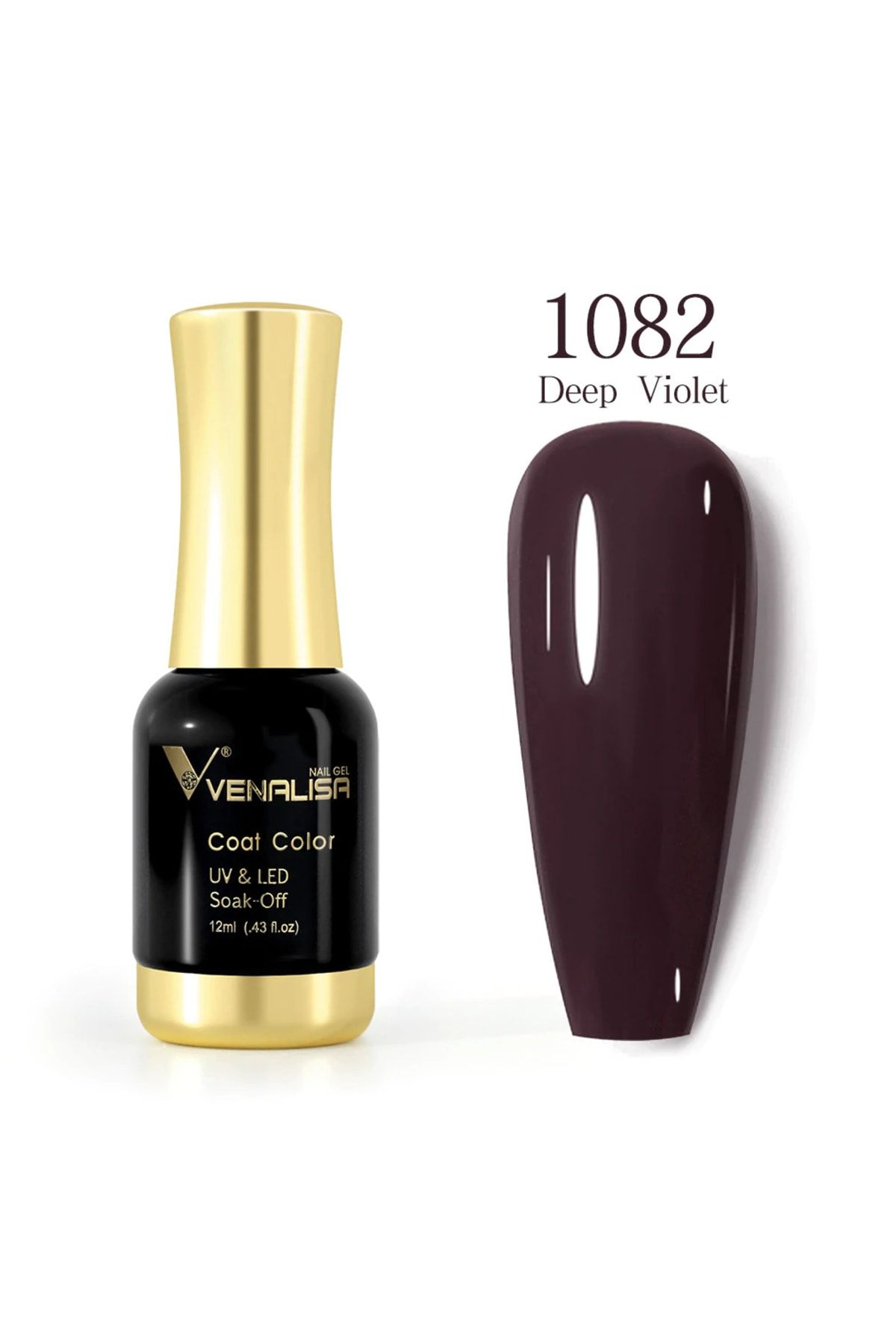 Venalisa 12 ml Kalıcı Oje Deep Violet Uv Led Oje 1082